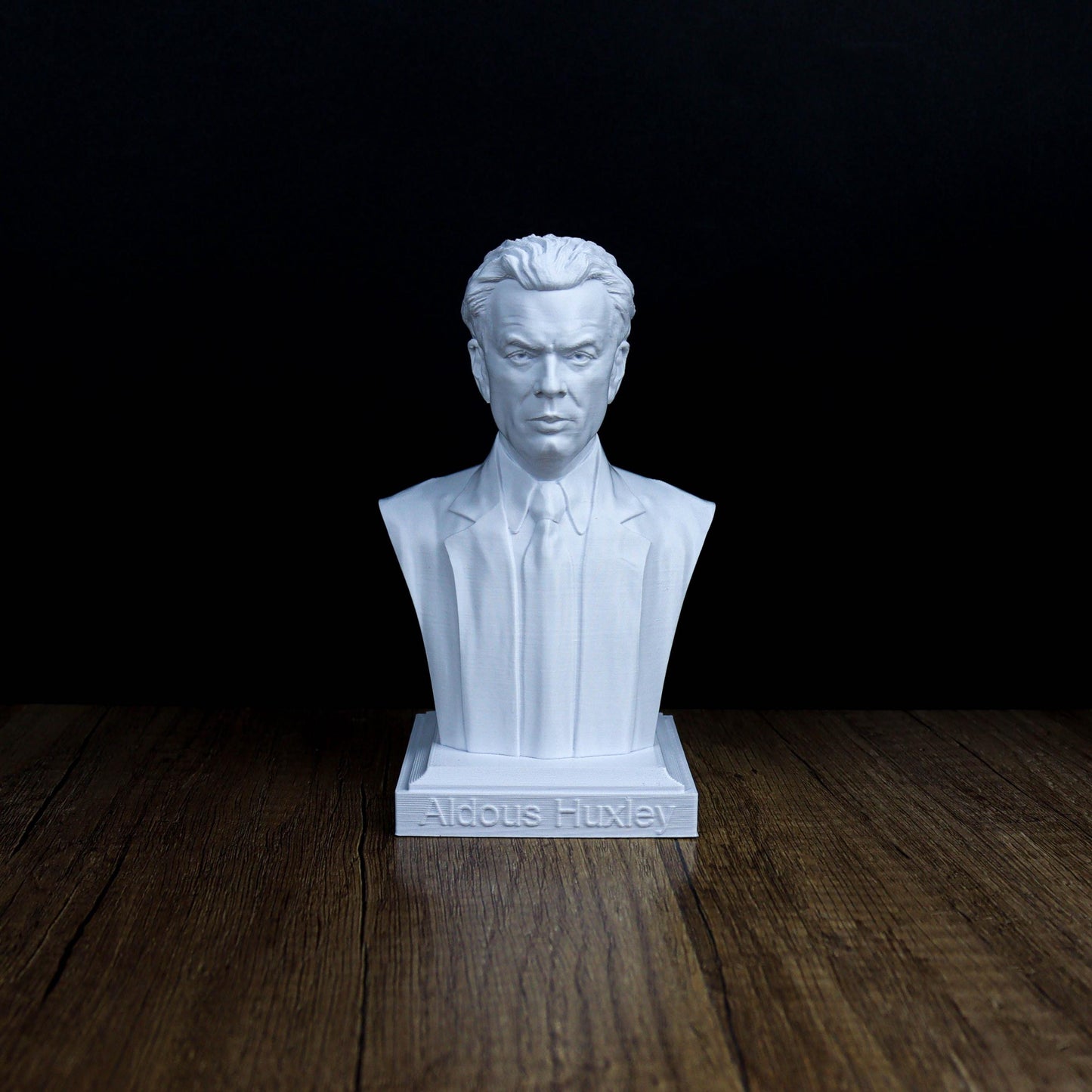 Aldous Huxley Bust, English Writer and Philosophe Statue, Brave New World Author Sculpture