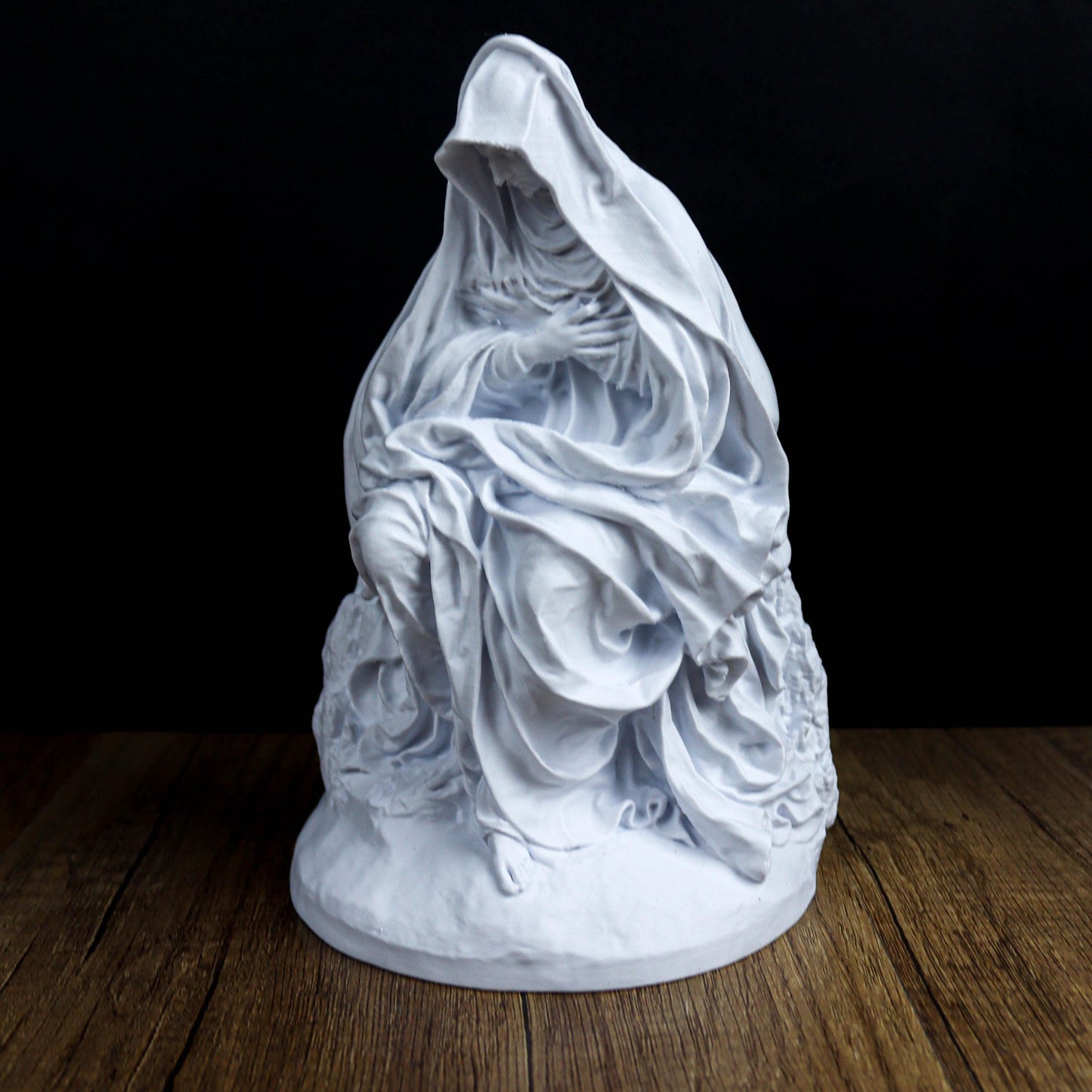 Seated Virgin Mary Bust, Religious Statue, Catholic Home Decor, Christian Gift
