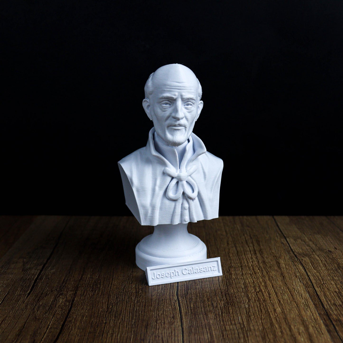 Joseph Calasanz Bust, Patron Saint of Education Statue for Bookshelf & Home Decor