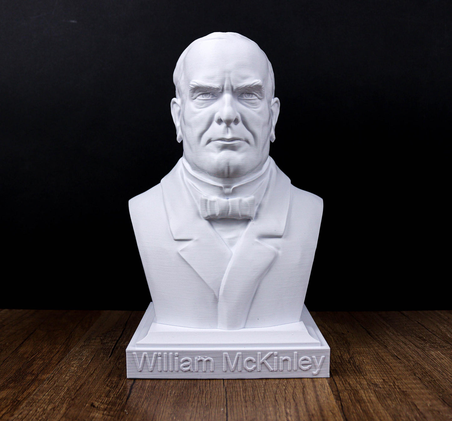 William McKinley Bust, 25th U.S. President Sculpture, Patriotic Home Decor