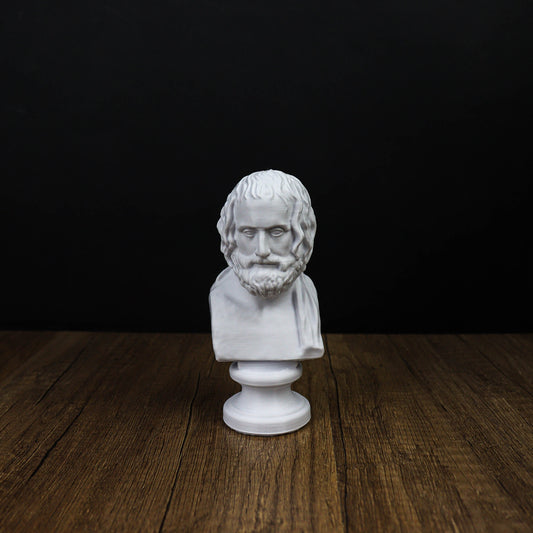 Euripides Statue Bust, Greek Tragedian of Classical Athens Sculpture