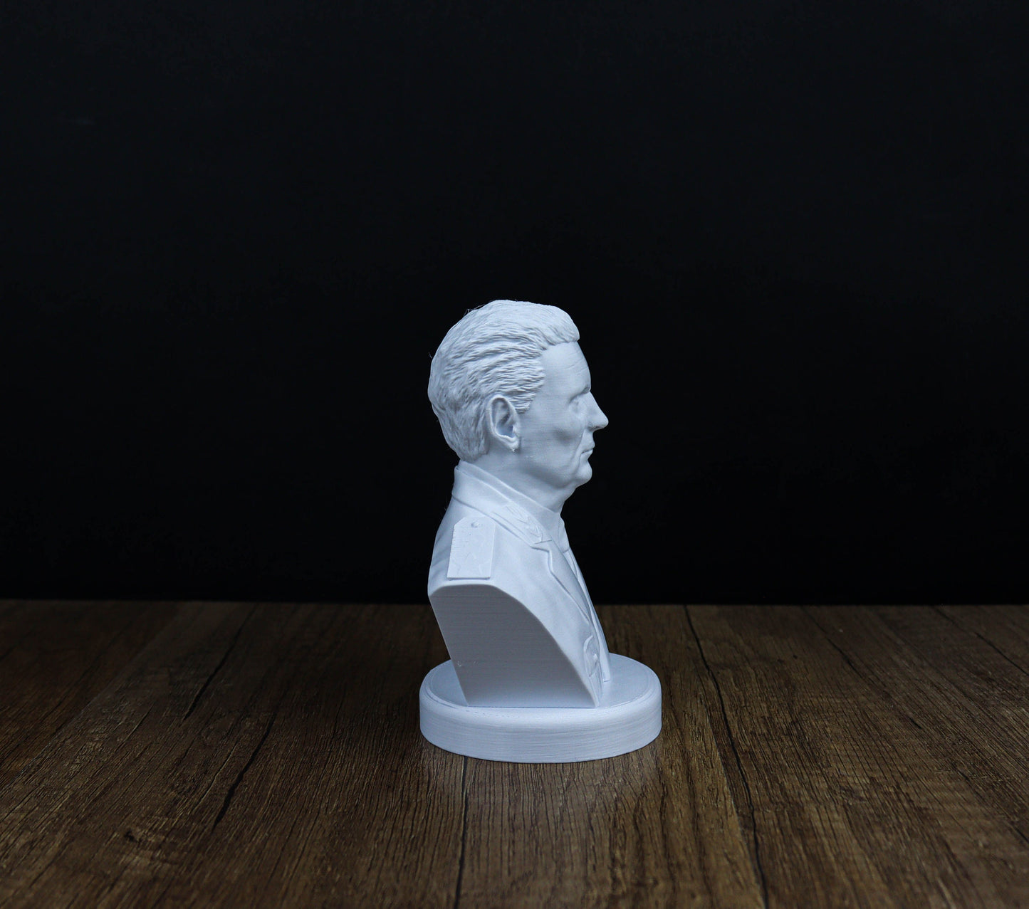 Josip Tito Bust, Historical Leader Sculpture for Bookshelf and Home Decor