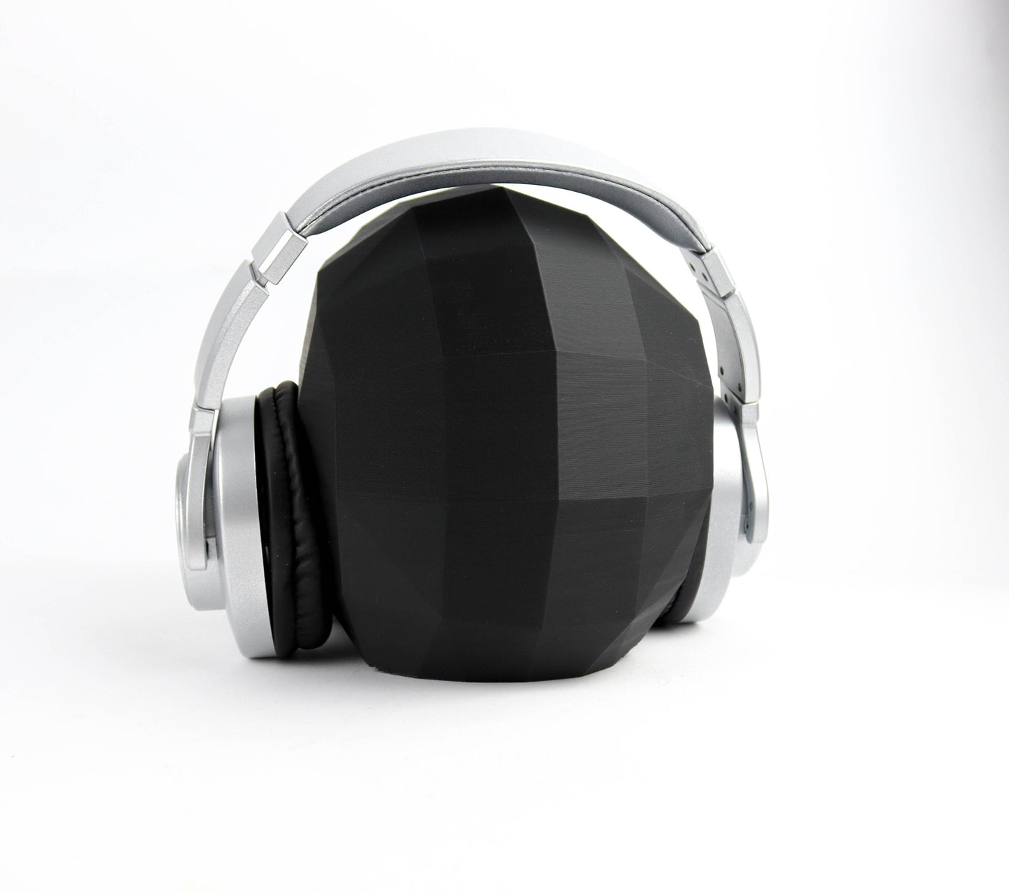 Low Poly Skull Headphone Holder, Skull Horror Decor Headphone stand