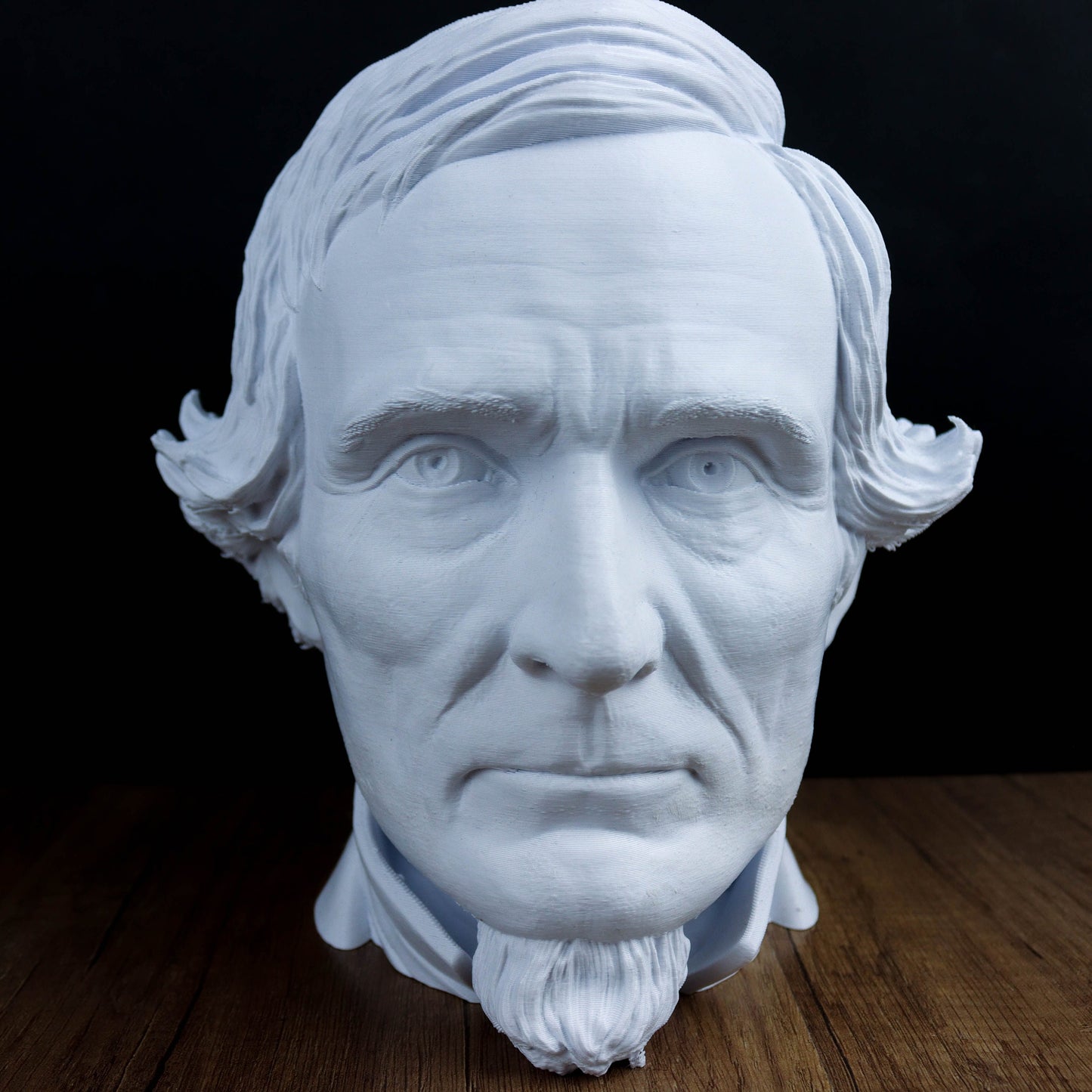 Jefferson Davis Head Statue, Former President of the Confederate States of America Sculpture