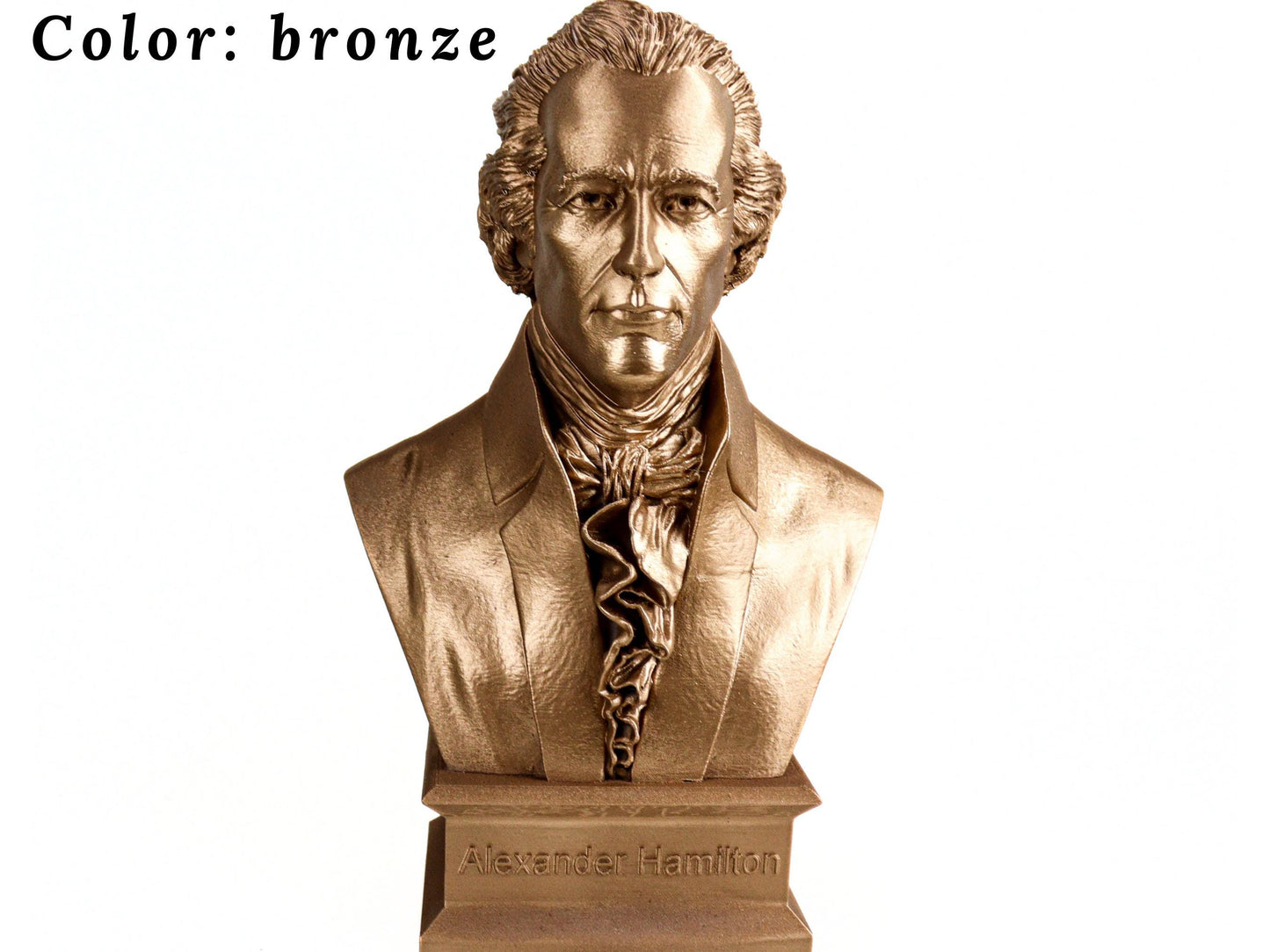 Alexander Hamilton Bust, Founding Father of the United States Sculpture