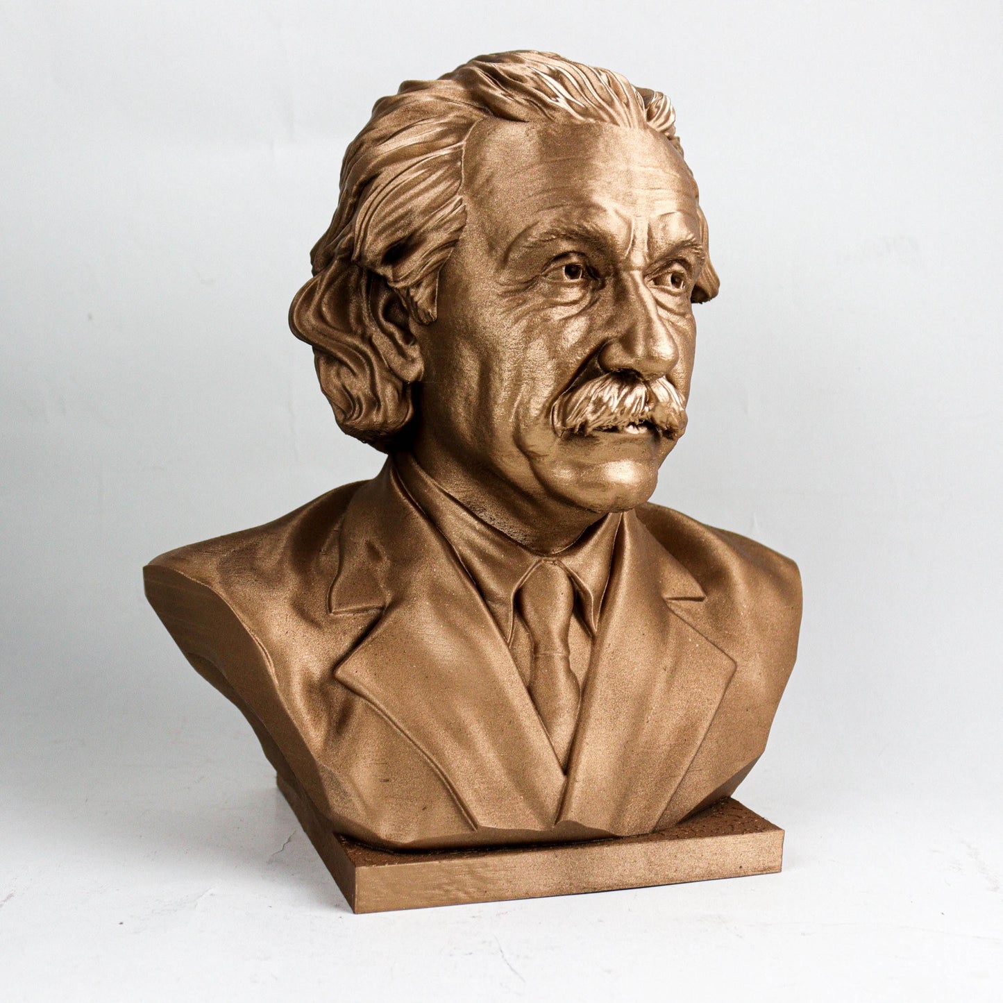 Albert Einstein 10"/25cm Bronze Painted Bust, German Physicist and Mathematician Desktop Statue