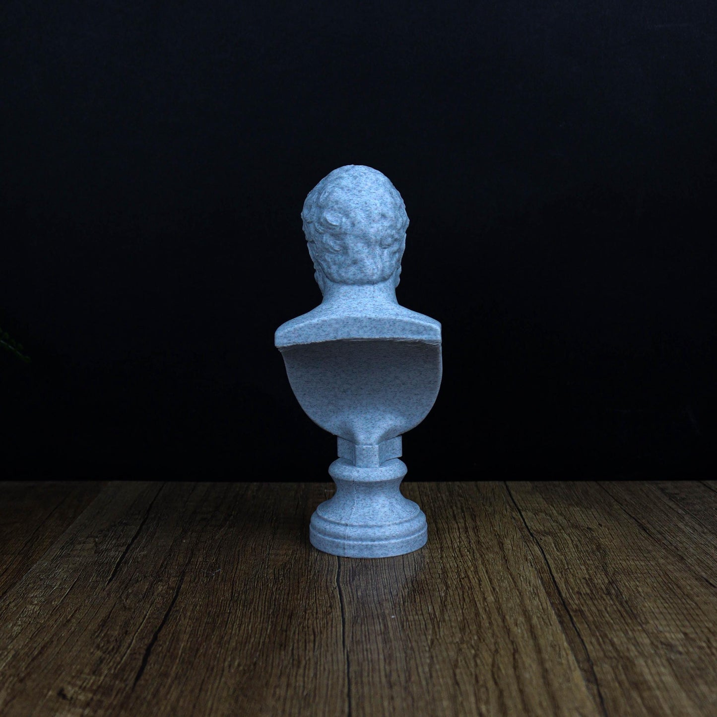 Heraclitus 3D Printed Bust, Greek Pre-Socratic Philosopher Statue, Bookshelf and Home Decor