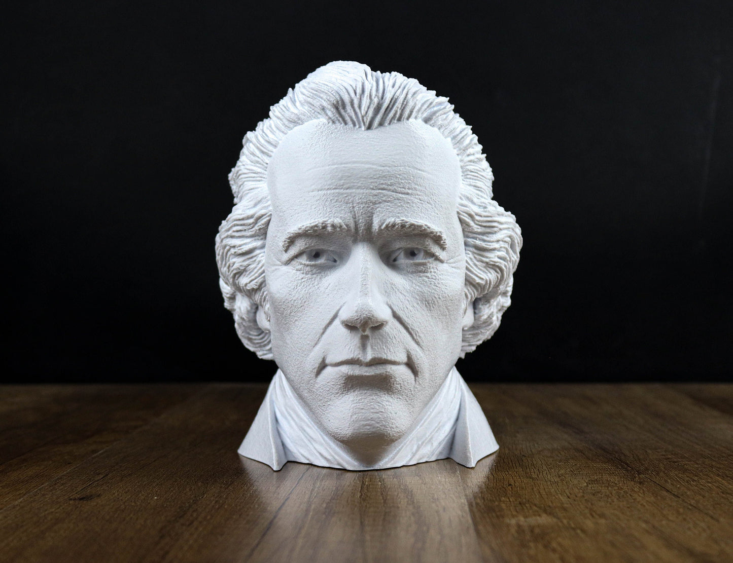 Alexander Hamilton Bust, Founding Father of the United States Sculpture, Headphone Holder Decoration