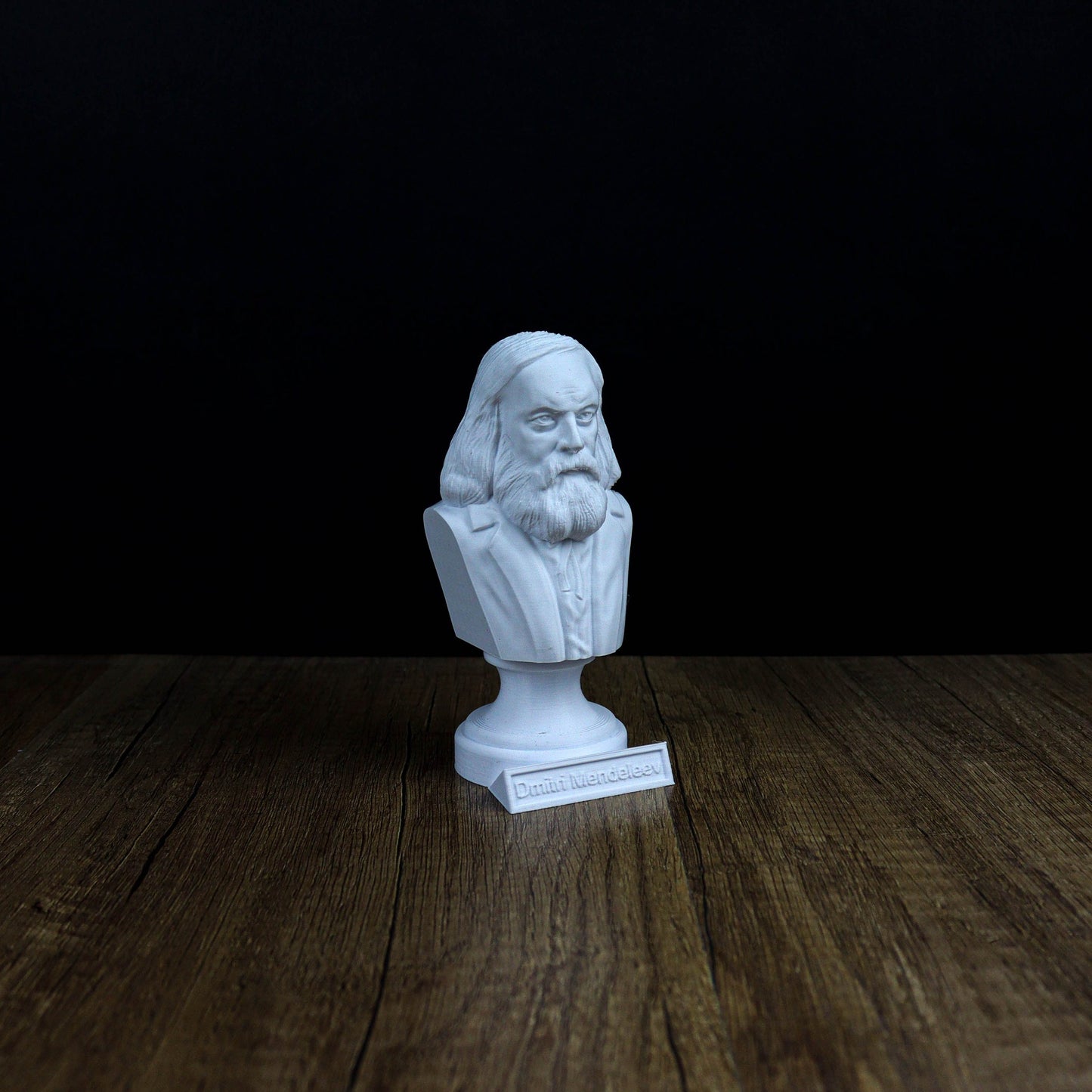Dmitri Mendeleev Statue Bust, Scientific Genius Home Decor