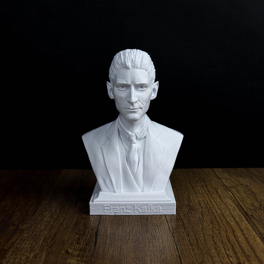 Franz Kafka Bust Alternate version, Novelist and Short Story Writer, Gift for Book Lover