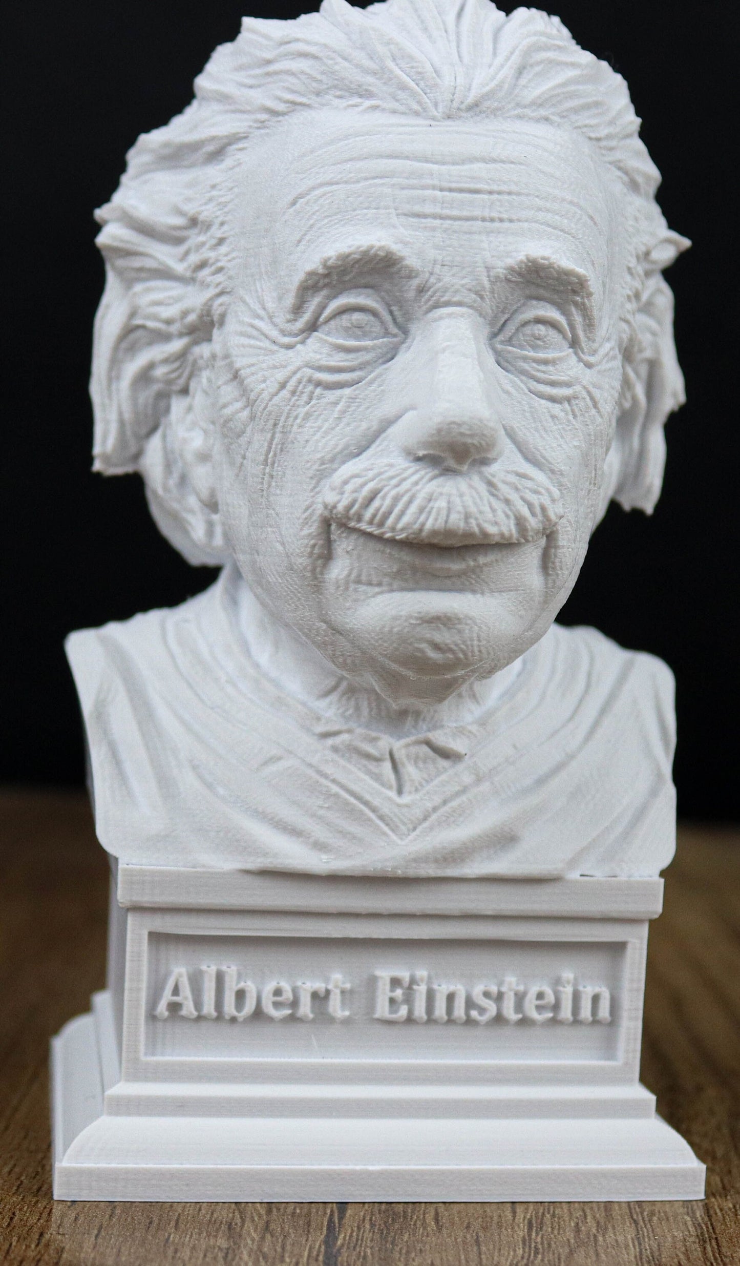 Albert Einstein Bust, German Physicist and Mathematician Desktop Statue