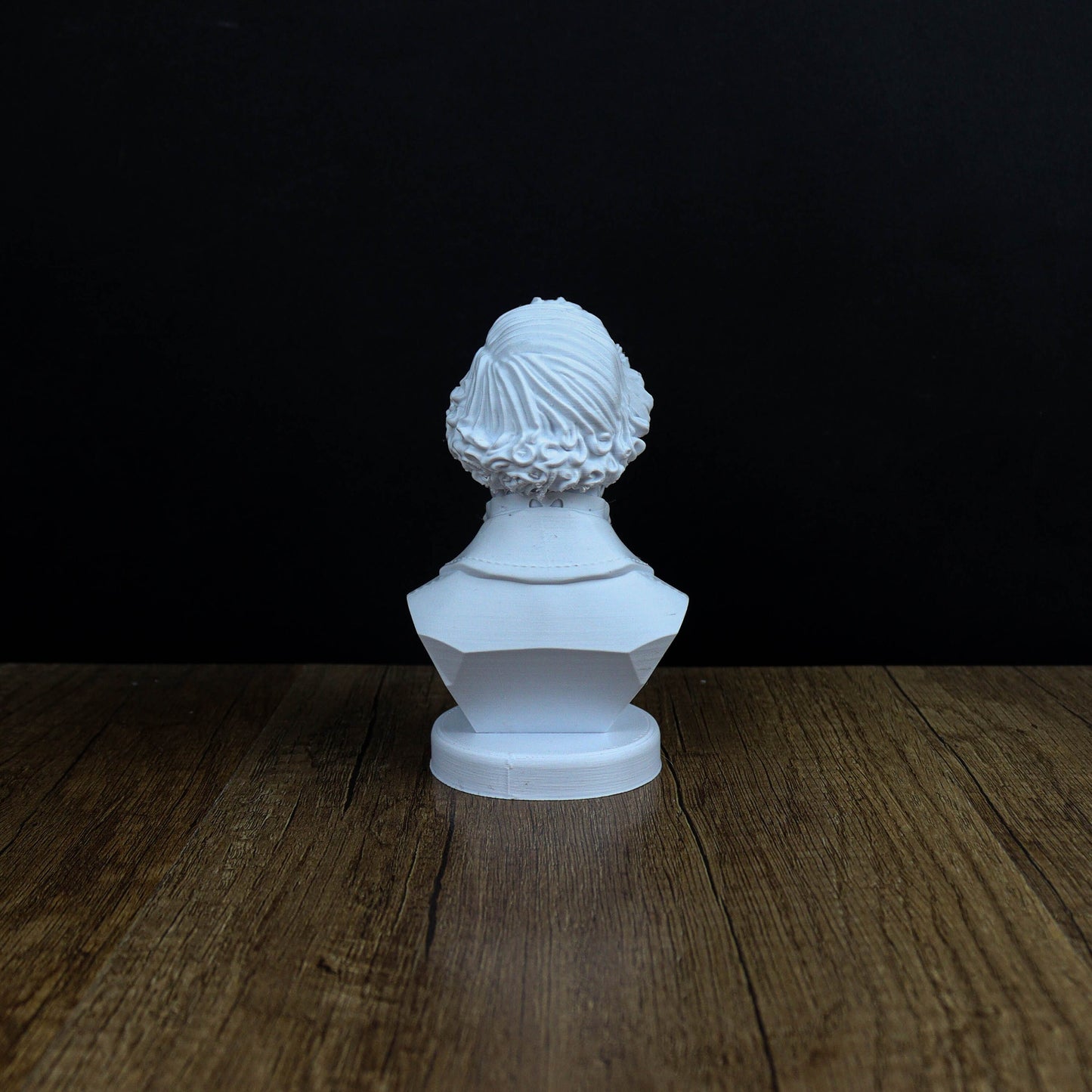 Hans Christian Andersen Bust, Danish author Statue, Bookshelf Decor Sculpture
