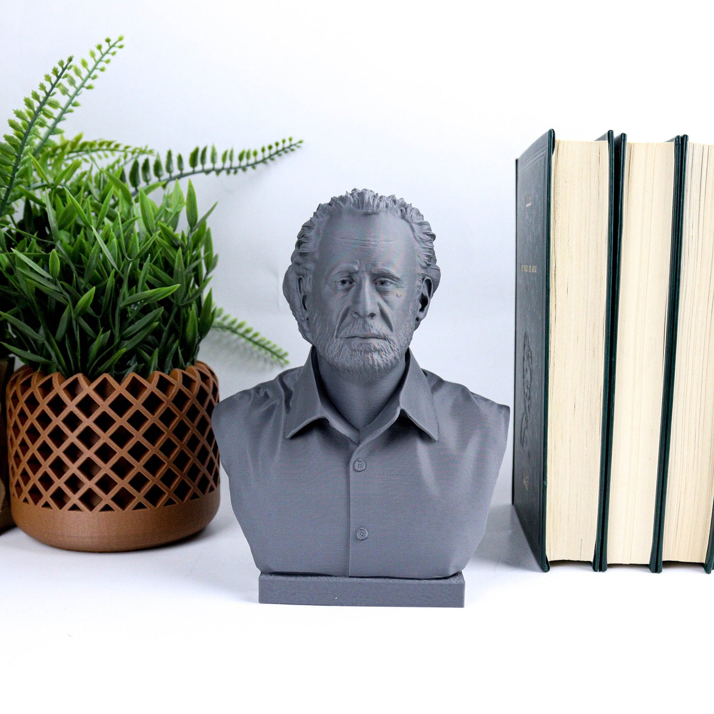 Charles Bukowski Bust, Unique Book Lover Gift Statue