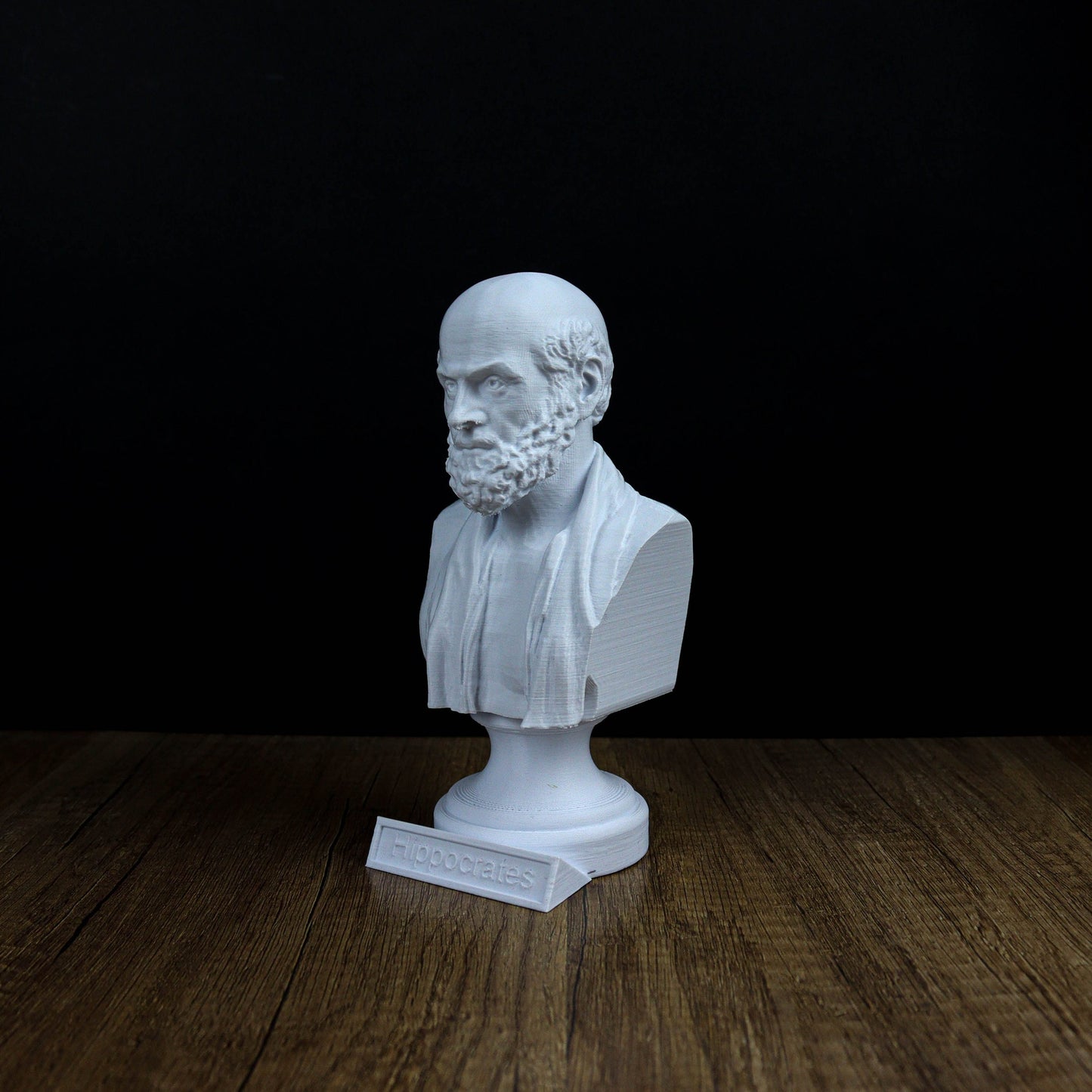Hippocrates Bust Sculpture, Greek Physician Statue