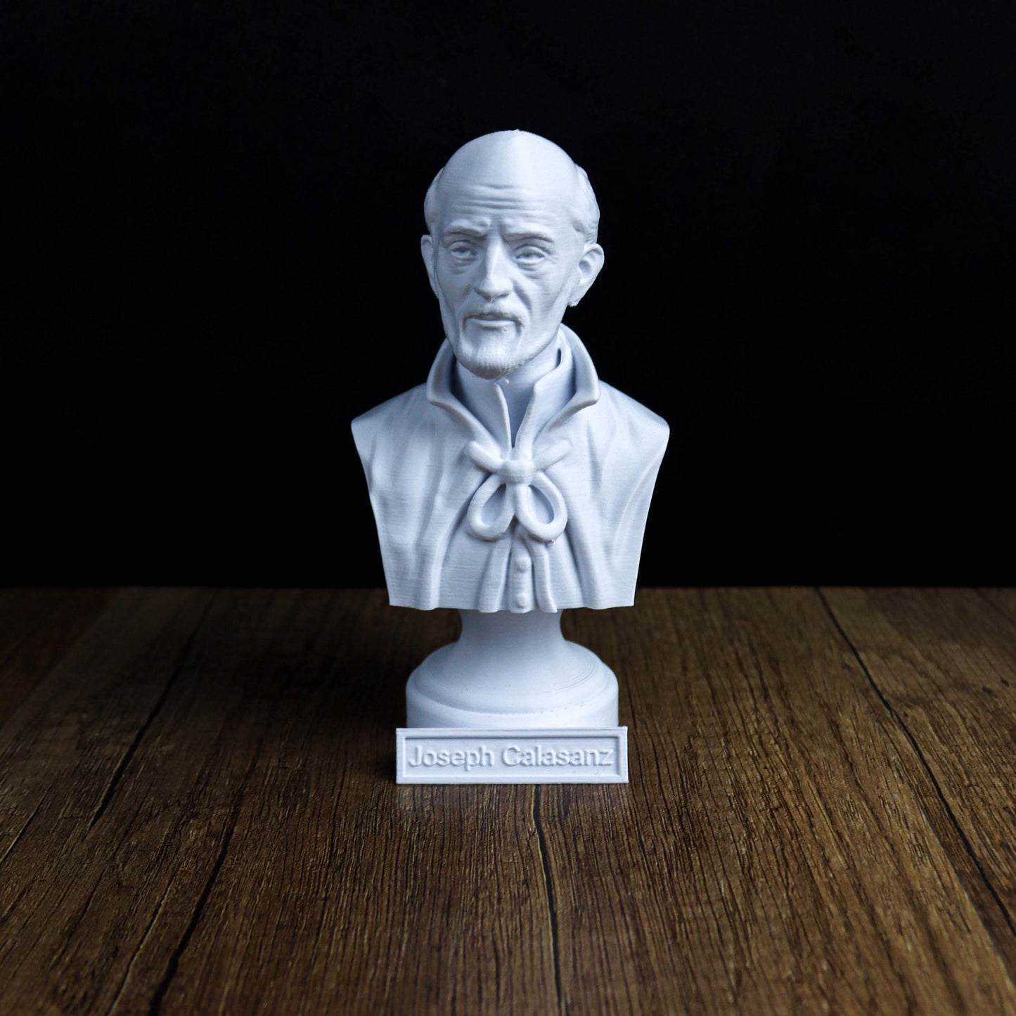 Joseph Calasanz Bust, Patron Saint of Education Statue for Bookshelf & Home Decor
