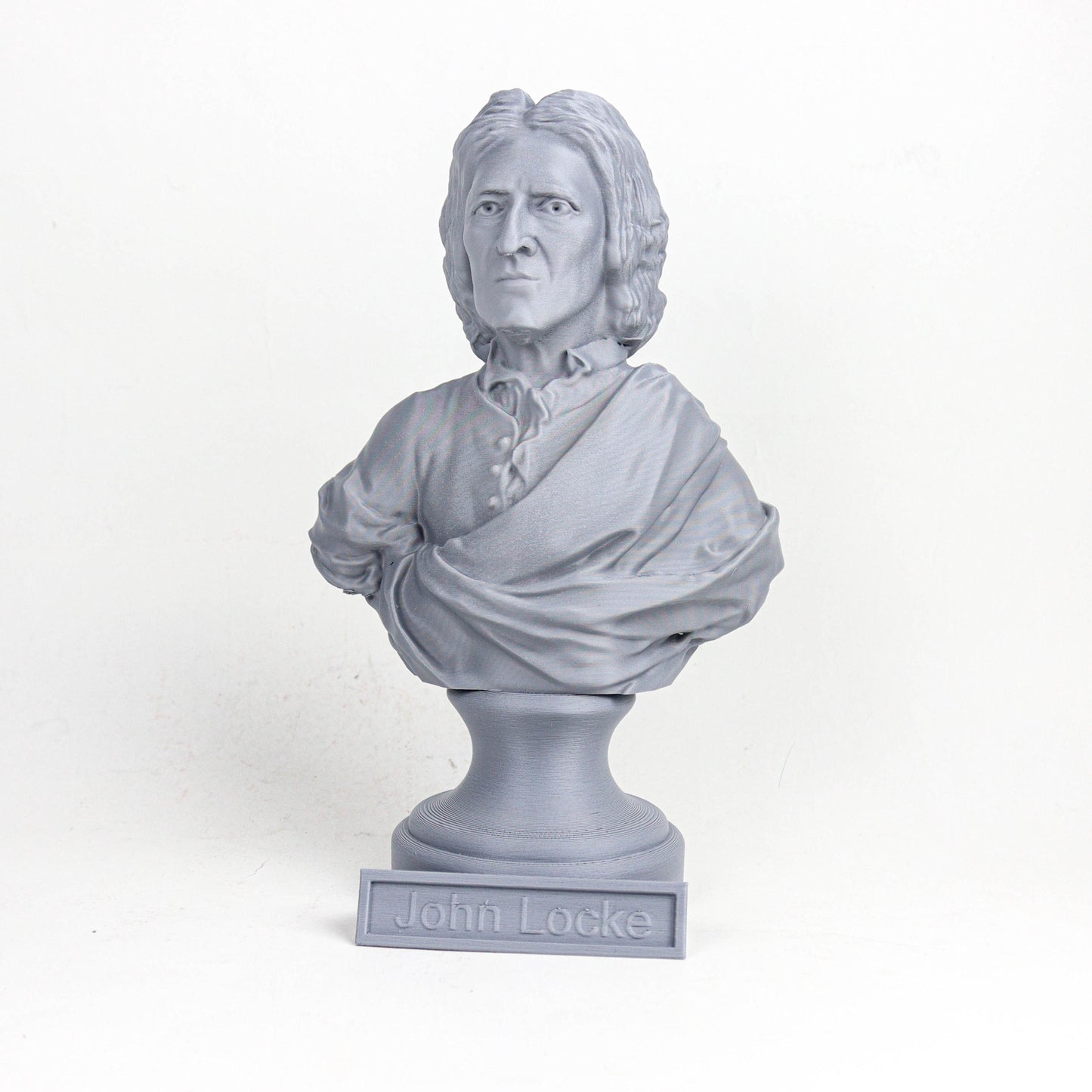 John Locke Bust, English English philosopher Statue, Sculpture Decoration