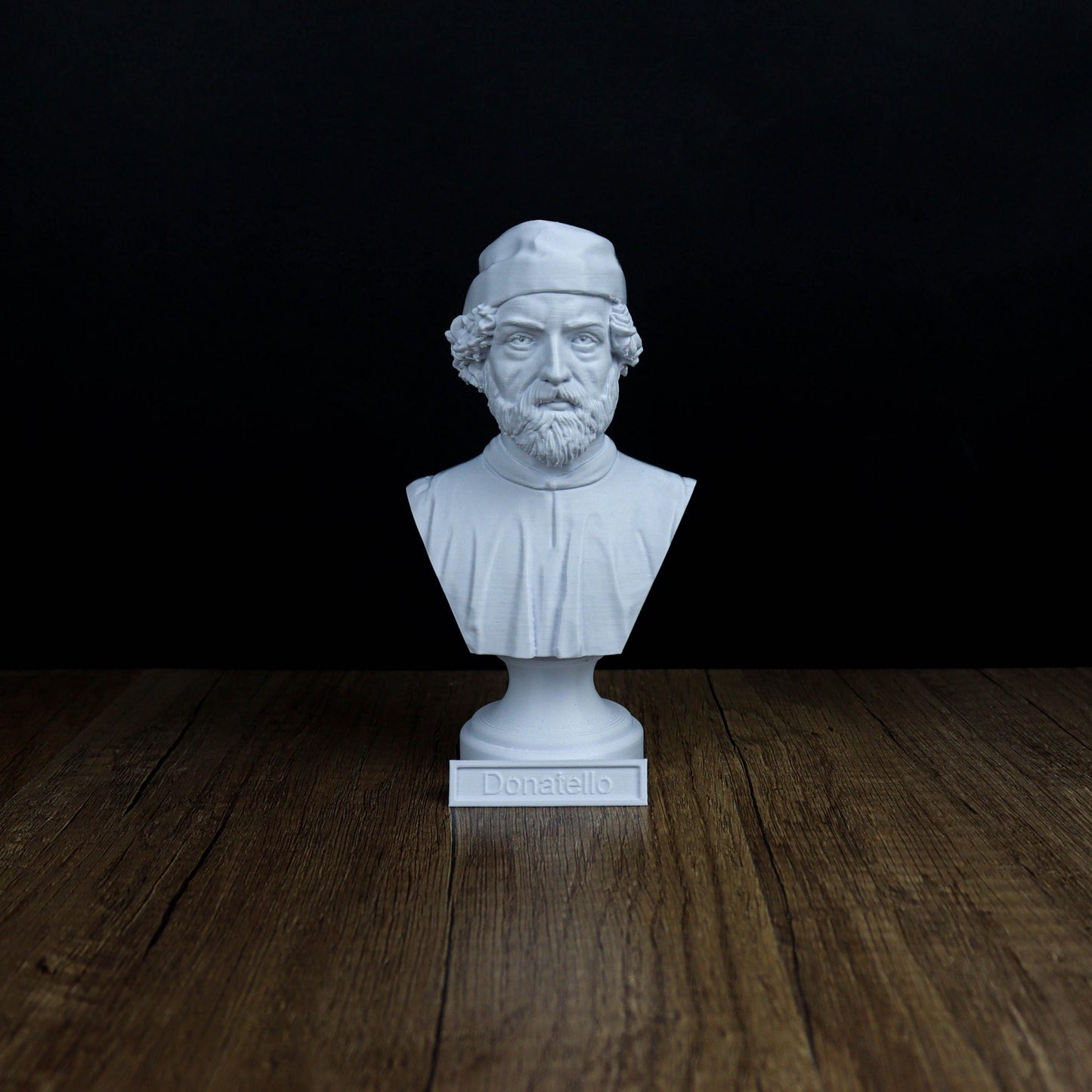 Donatello Bust, Famous Italian Sculptor of the Renaissance Period, Bookshelf Decor