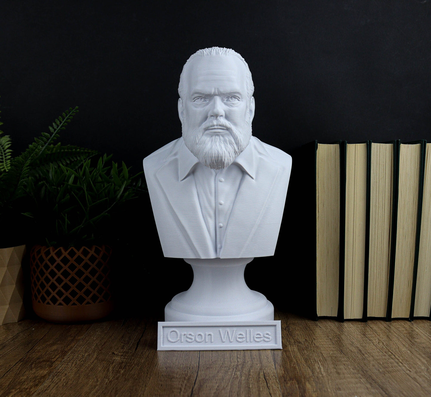 Orson Welles Bust, Classic Cinema Home Decor Sculpture