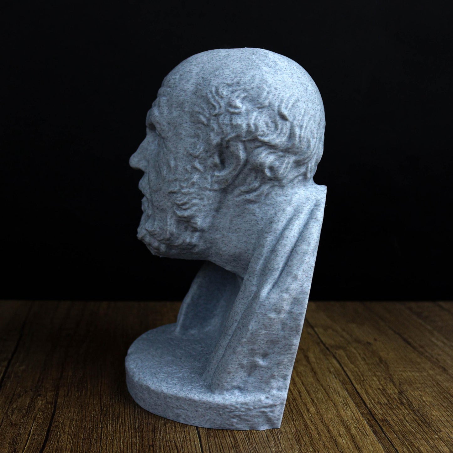 Chrysippus Bust, Statue of Ancient Stoic Philosopher for Bookshelf and Home Decor