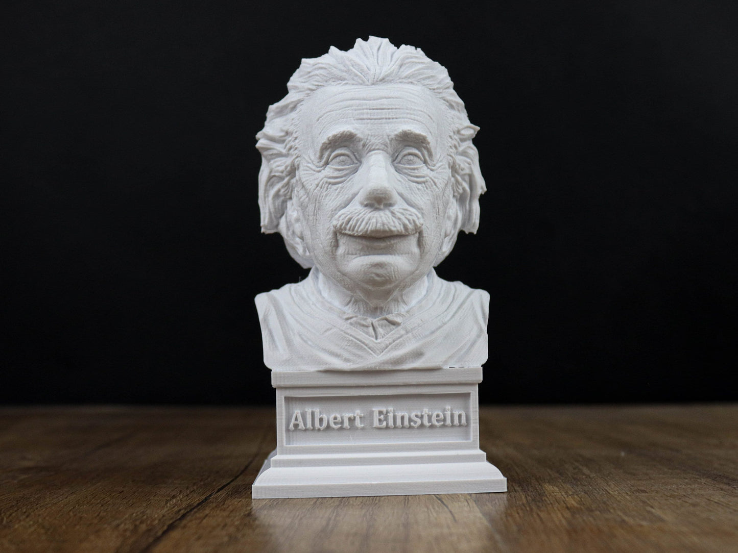 Albert Einstein Bust, German Physicist and Mathematician Desktop Statue