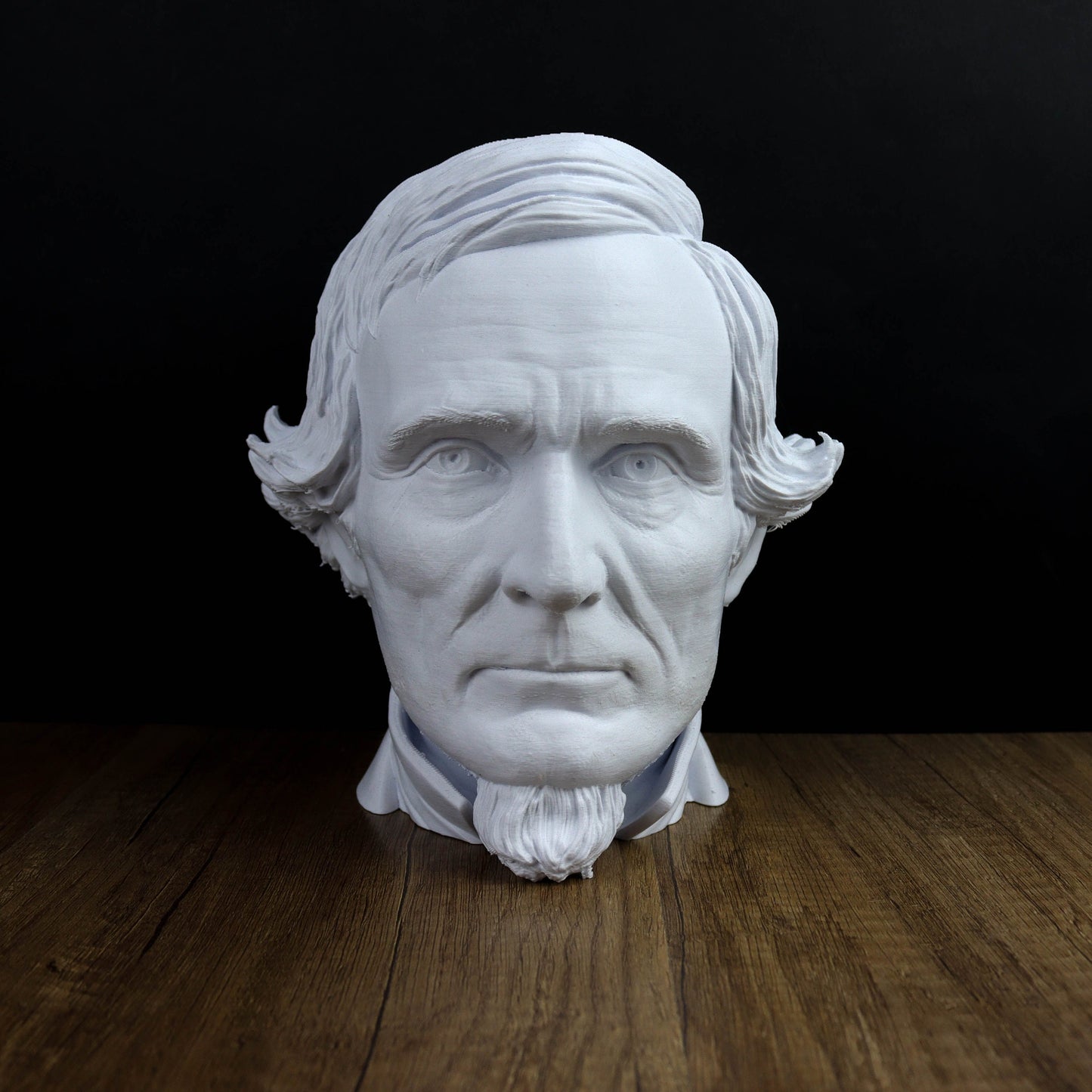 Jefferson Davis Head Statue, Former President of the Confederate States of America Sculpture