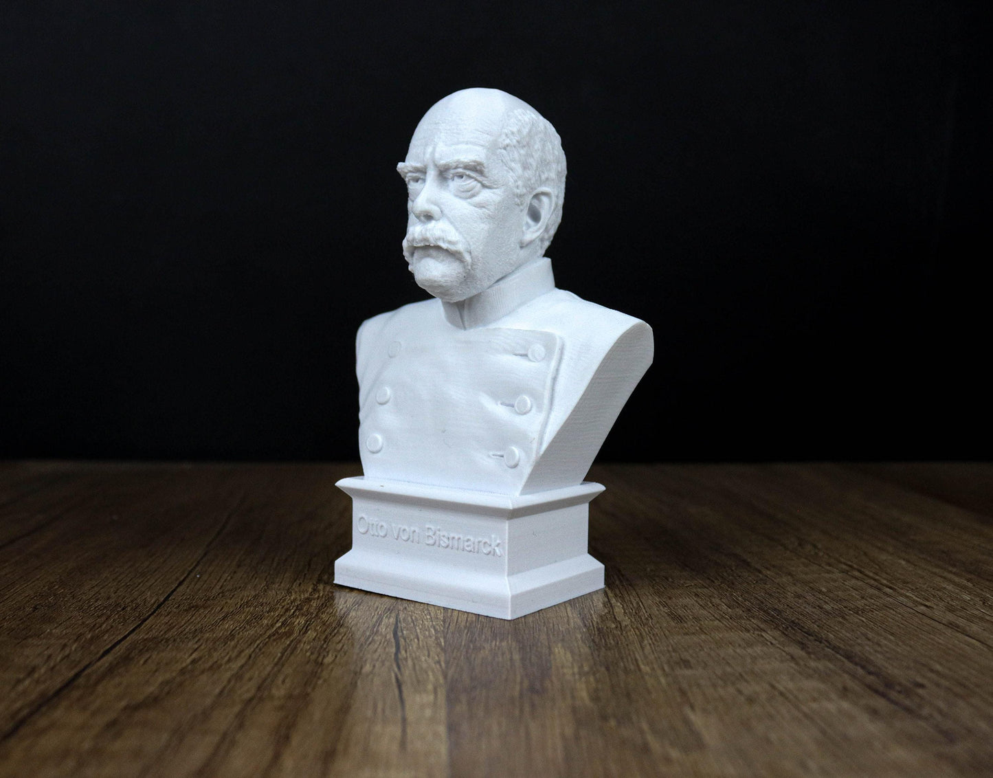 Otto von Bismarck Bust, Chancellor of the German Empire 3d Bust Sculpture