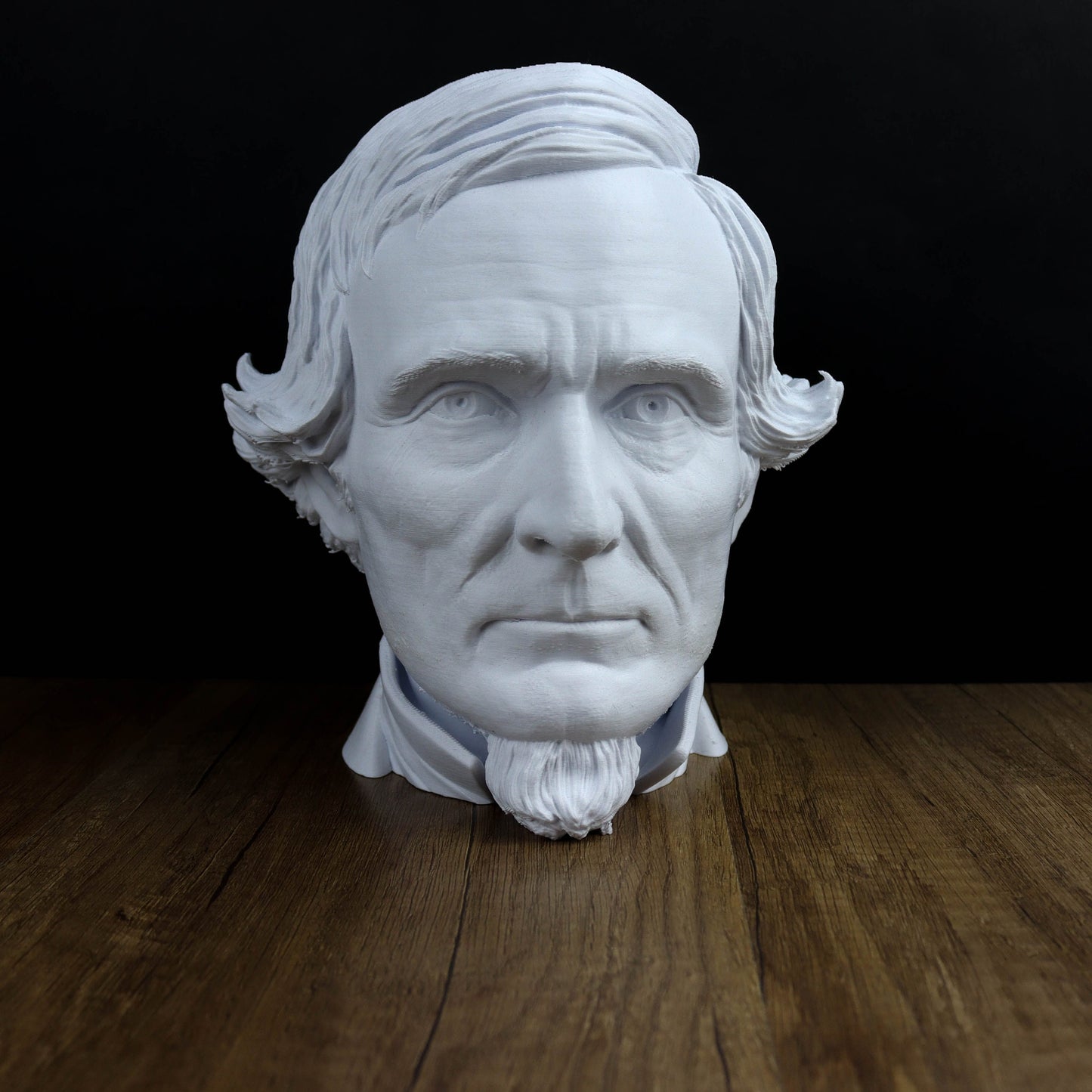 Jefferson Davis Head Statue, Former President of the Confederate States of America Sculpture