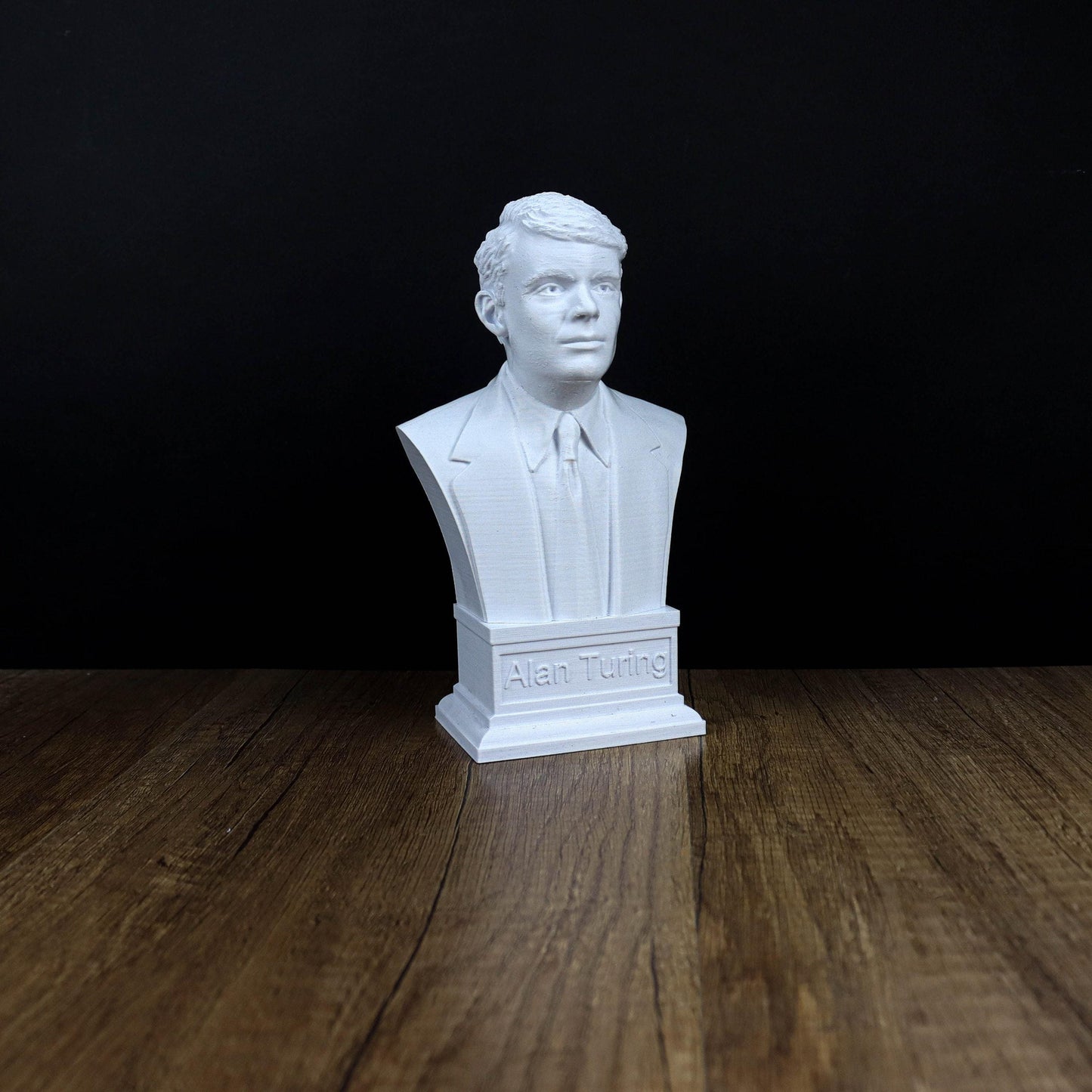 Alan Turing Bust, Enigma Codebreaker Statue, World War II Hero Sculpture