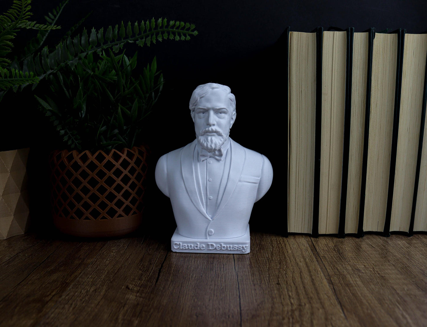 Claude Debussy Bust, Iconic French Composer, Elegant Musician Decor