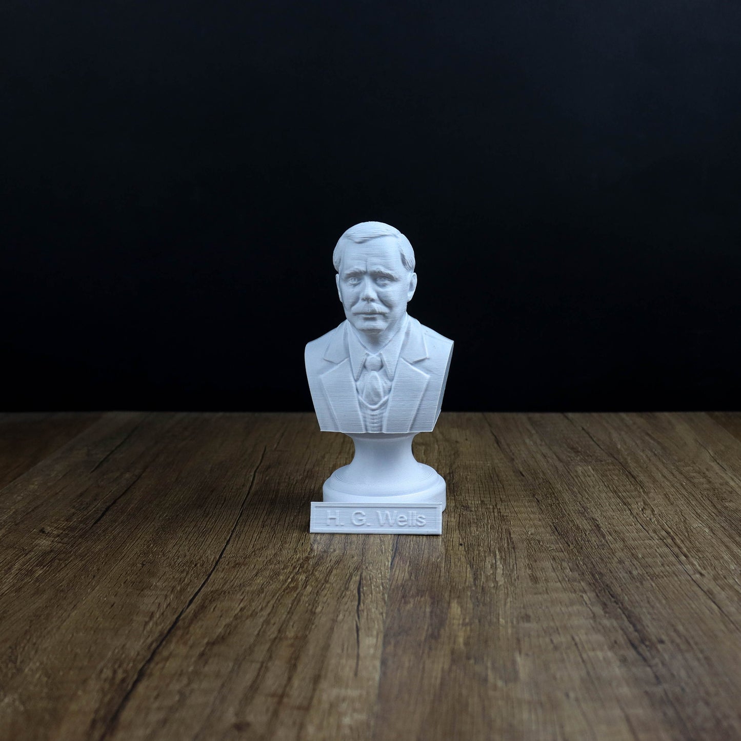 H. G. Well Bust, English Writer Statue, Gift for Book Lover