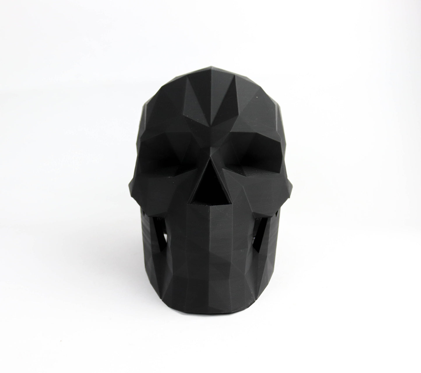 Low Poly Skull Headphone Holder, Skull Horror Decor Headphone stand