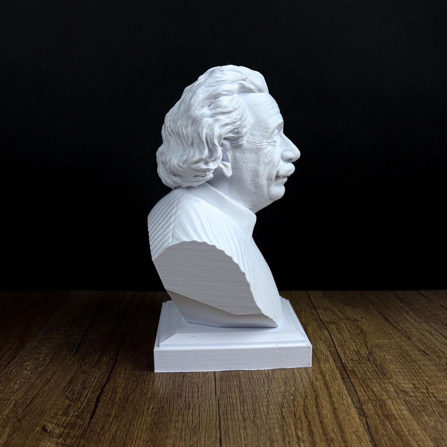 Albert Einstein Bust, German Physicist and Mathematician Desktop Statue