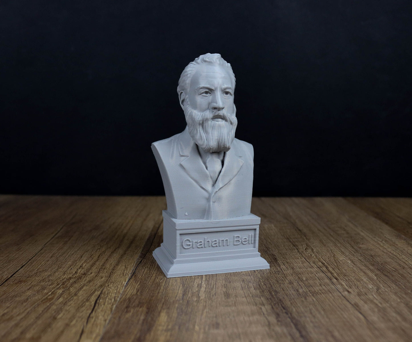 Alexander Graham Bell Bust, 3d Printed Statue, Sculpture Decoration ,Decor