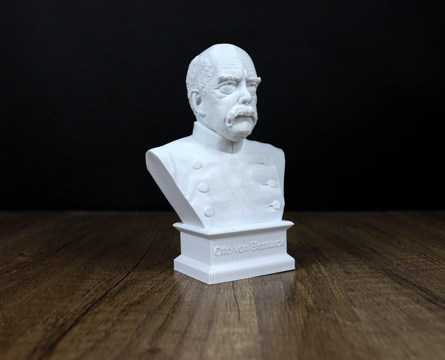 Otto von Bismarck Bust, Chancellor of the German Empire 3d Bust Sculpture