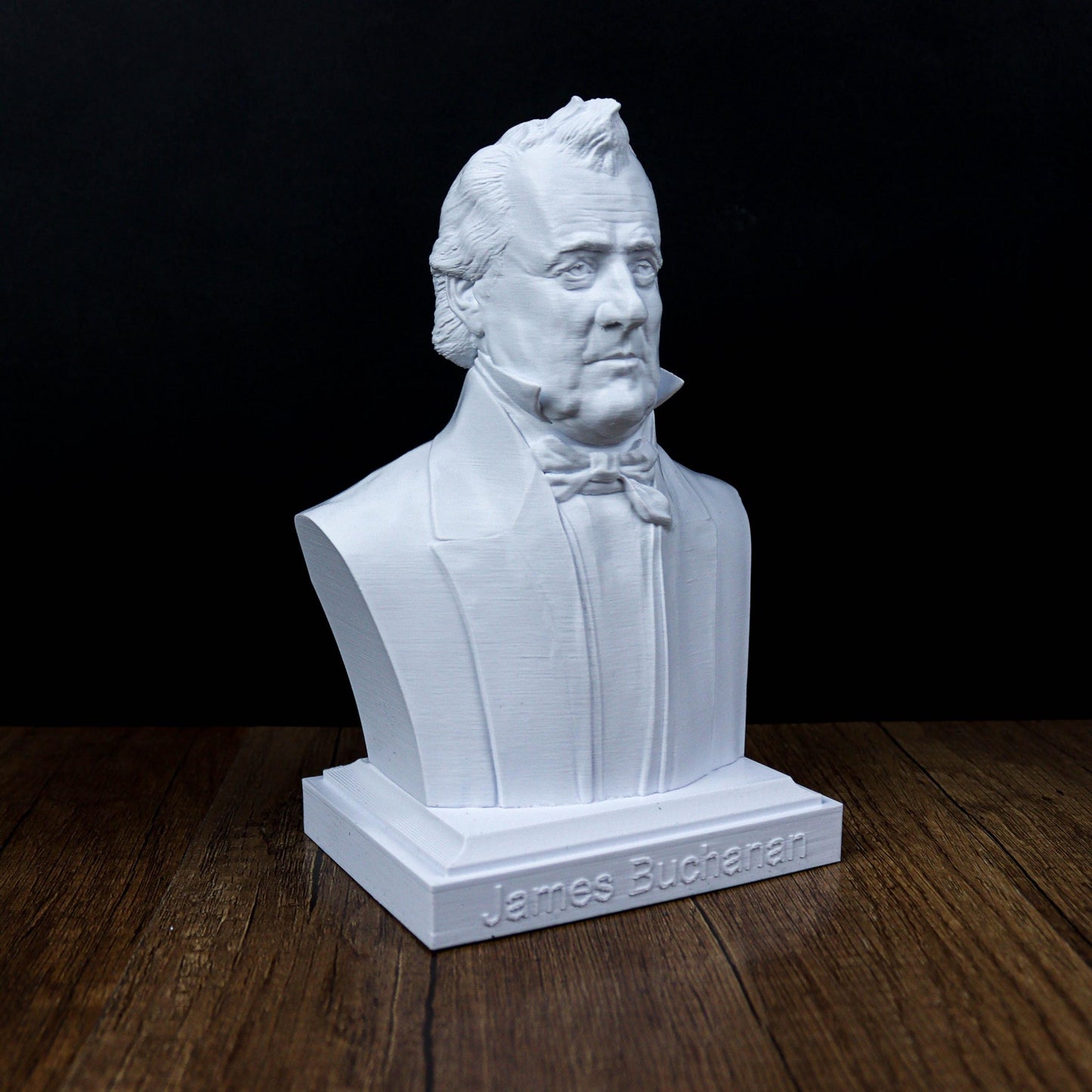 James Buchanan Bust, 15th U.S. President Sculpture