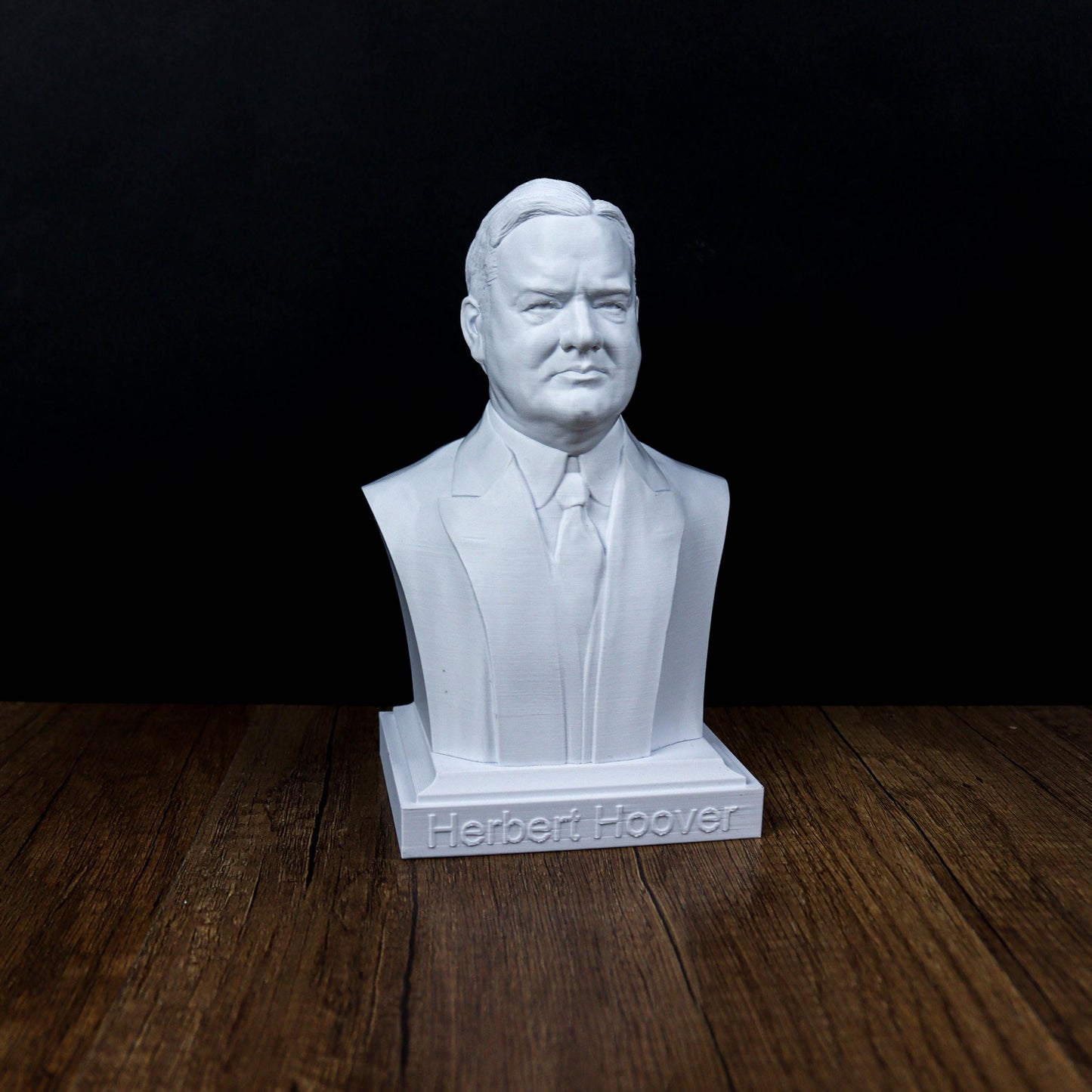 Herbert Hoover Bust, 31st U.S. President Sculpture