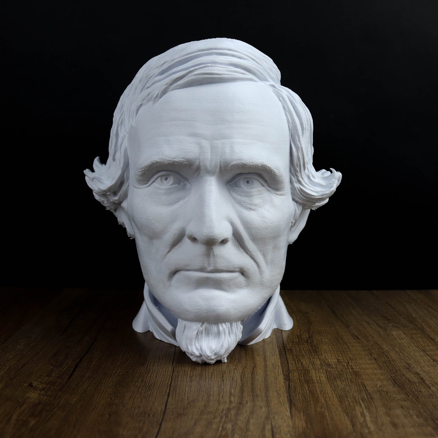 Jefferson Davis Head Statue, Former President of the Confederate States of America Sculpture