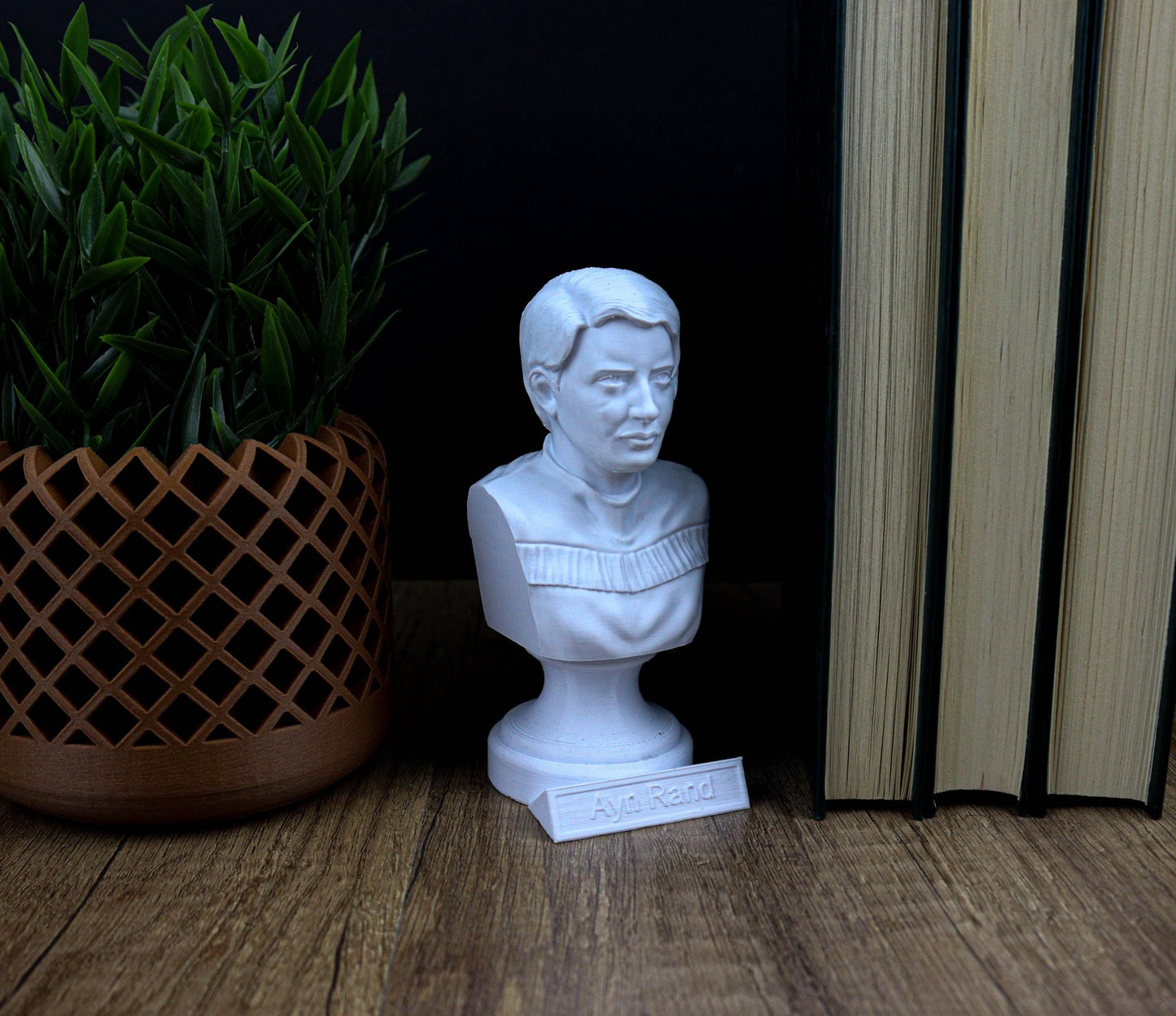 Ayn Rand Statue, Writer Philosopher Sculpture