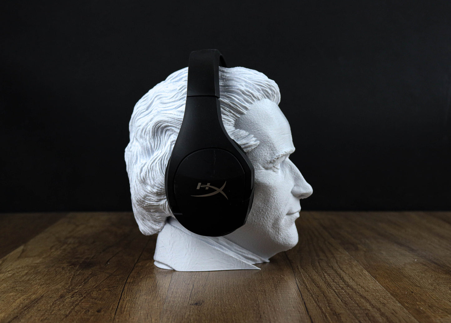 Alexander Hamilton Bust, Founding Father of the United States Sculpture, Headphone Holder Decoration
