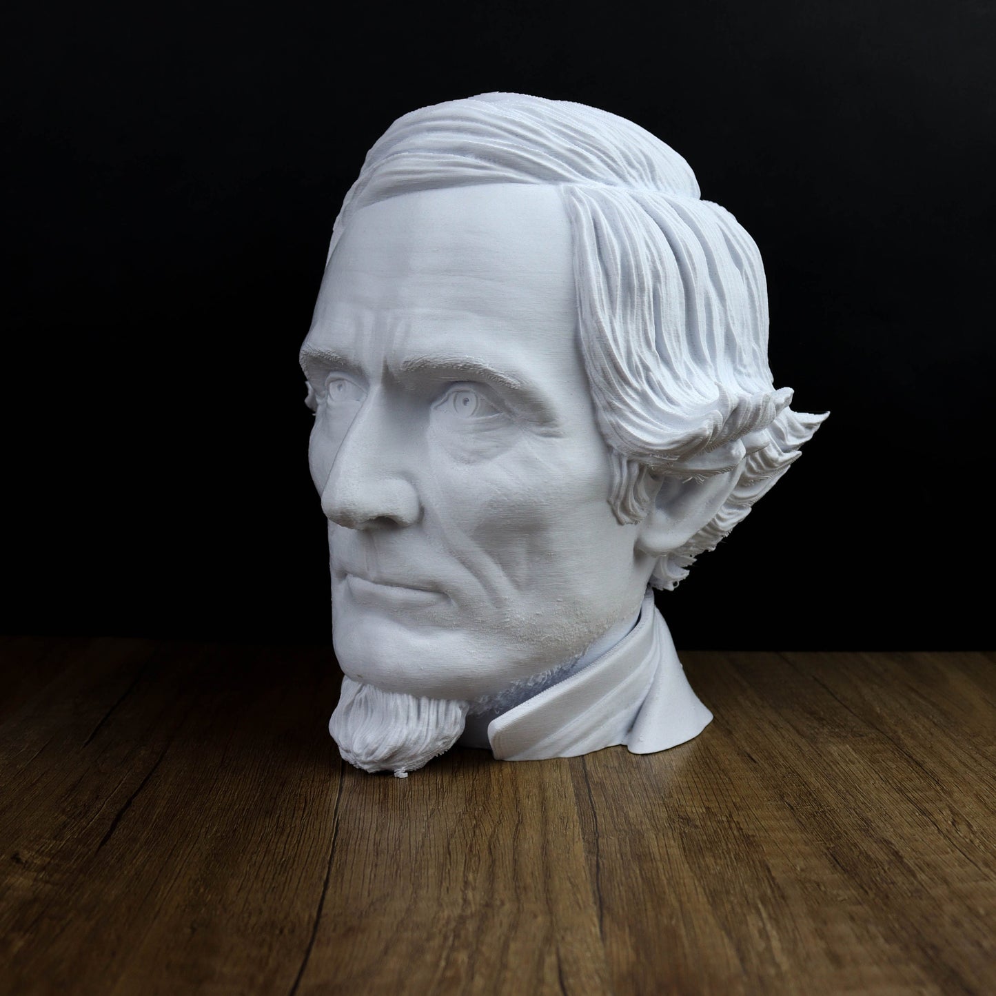 Jefferson Davis Head Statue, Former President of the Confederate States of America Sculpture