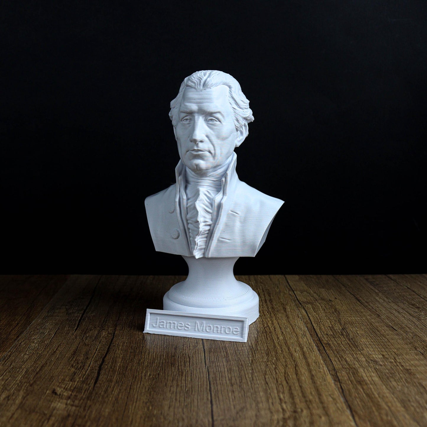 James Monroe Bust, 5th U.S. President, Founding Father of the United States, Patriotic Gift for History Enthusiasts