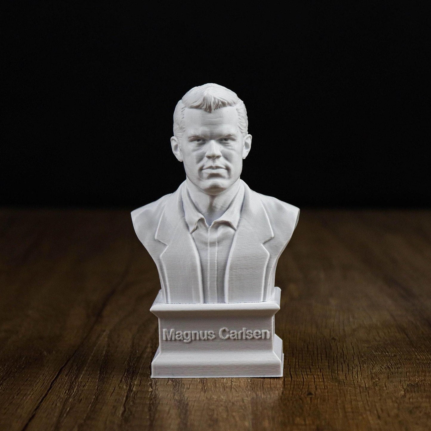 Magnus Carlsen Bust, Chess Grandmaster Sculpture