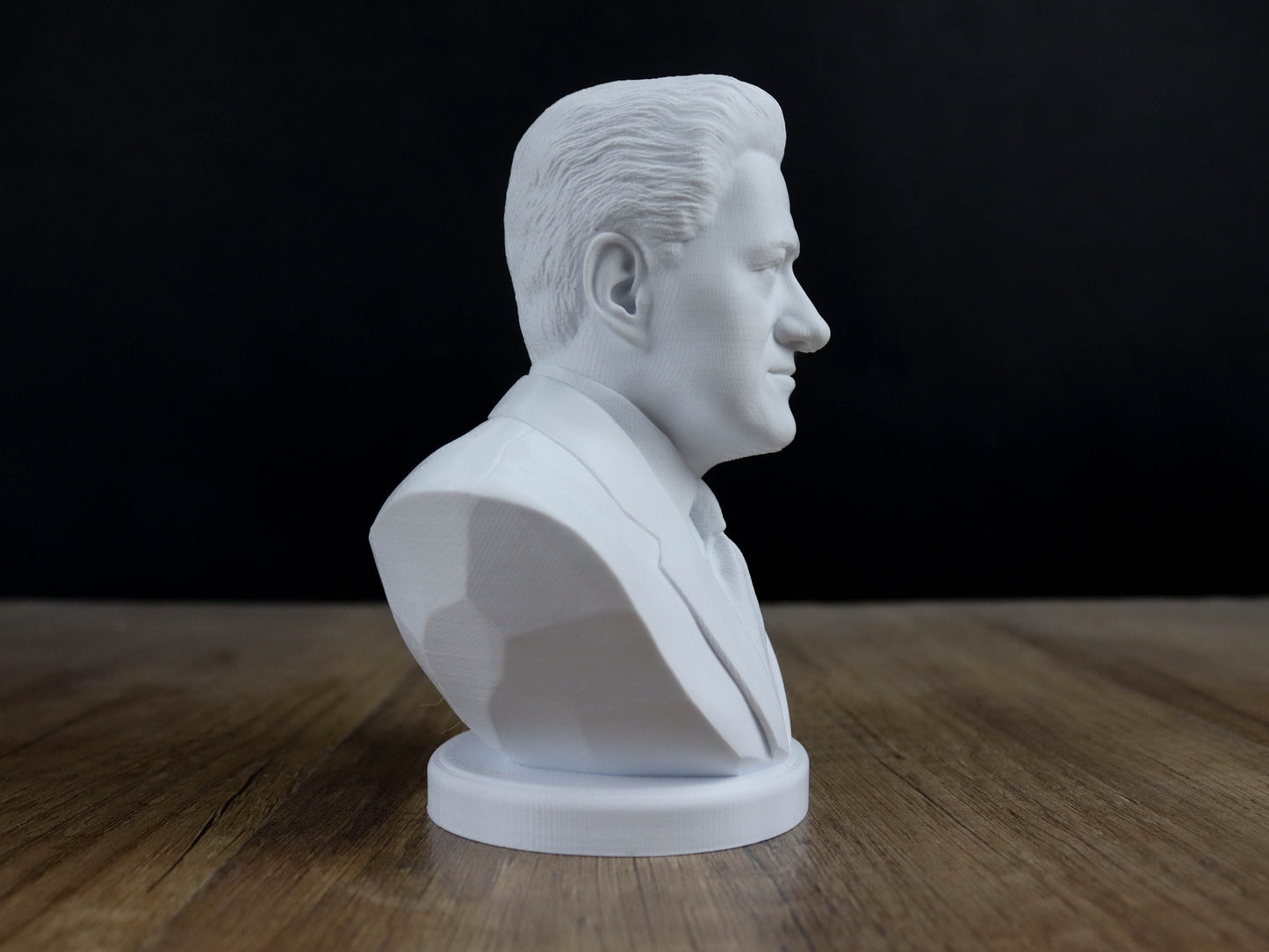 Bill Clinton Bust, 42nd president of the United States 3d Sculpture