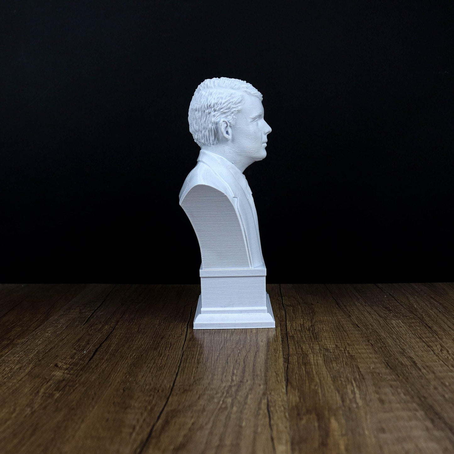 Alan Turing Bust, Enigma Codebreaker Statue, World War II Hero Sculpture