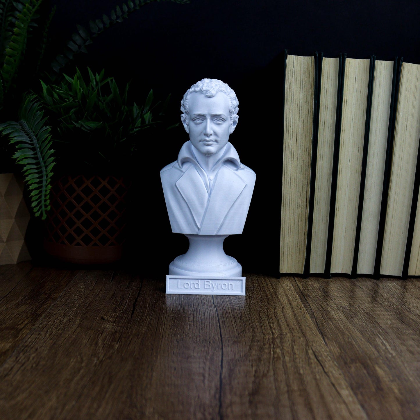 George Gordon Byron Bust, Lord Byron Staute, British Poet