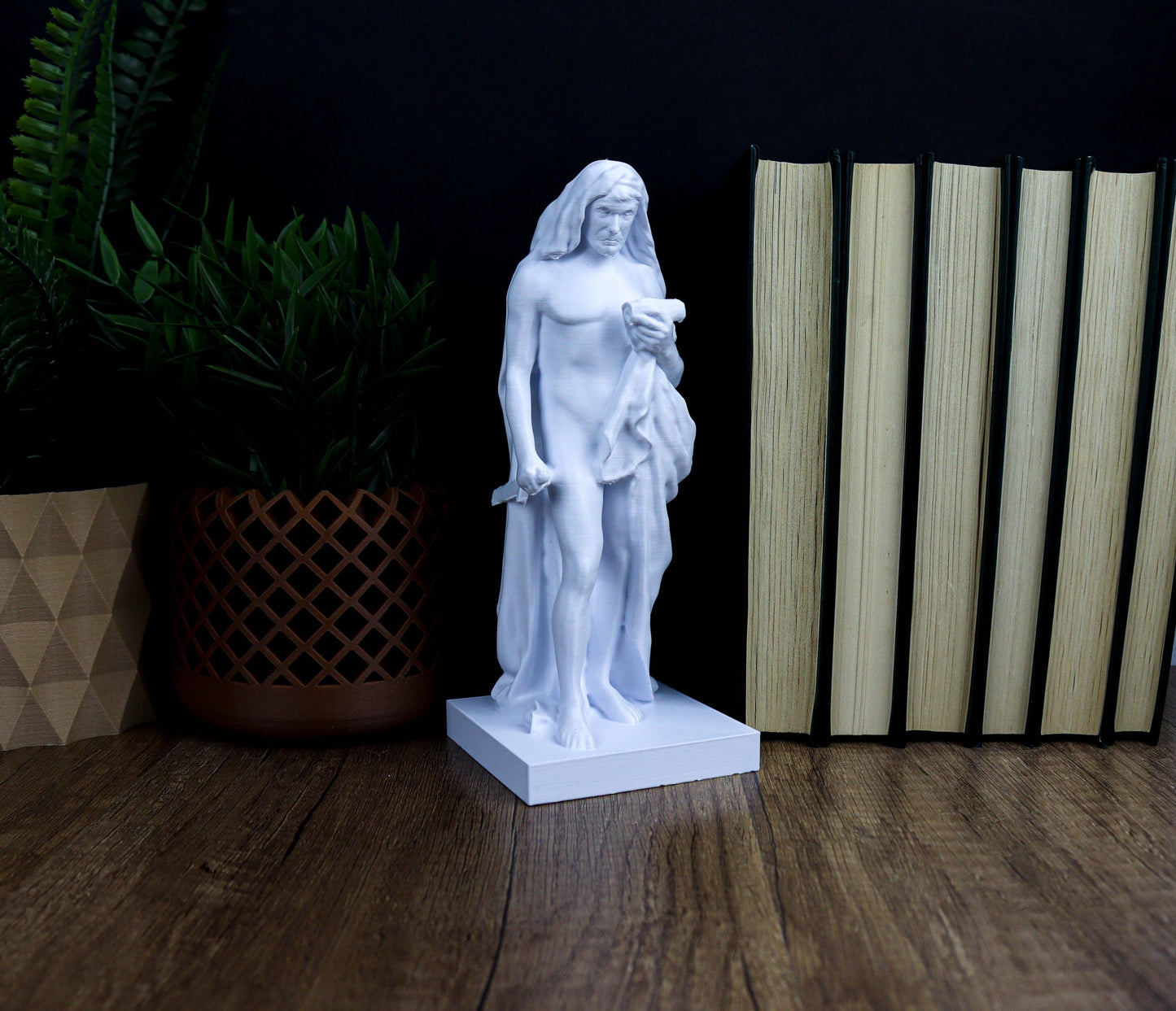 Cato the Younger 3D Printed Bust, Roman Statesman Sculpture