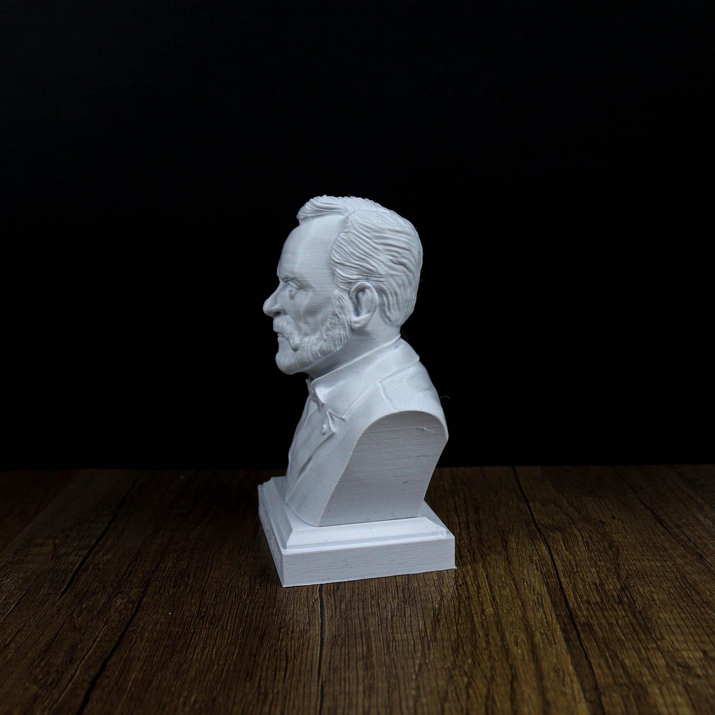 Louis Pasteur Bust, Scientist Statue for Bookshelf Decor, Microbiology Pioneer Gift, Home Decoration for Science Lovers
