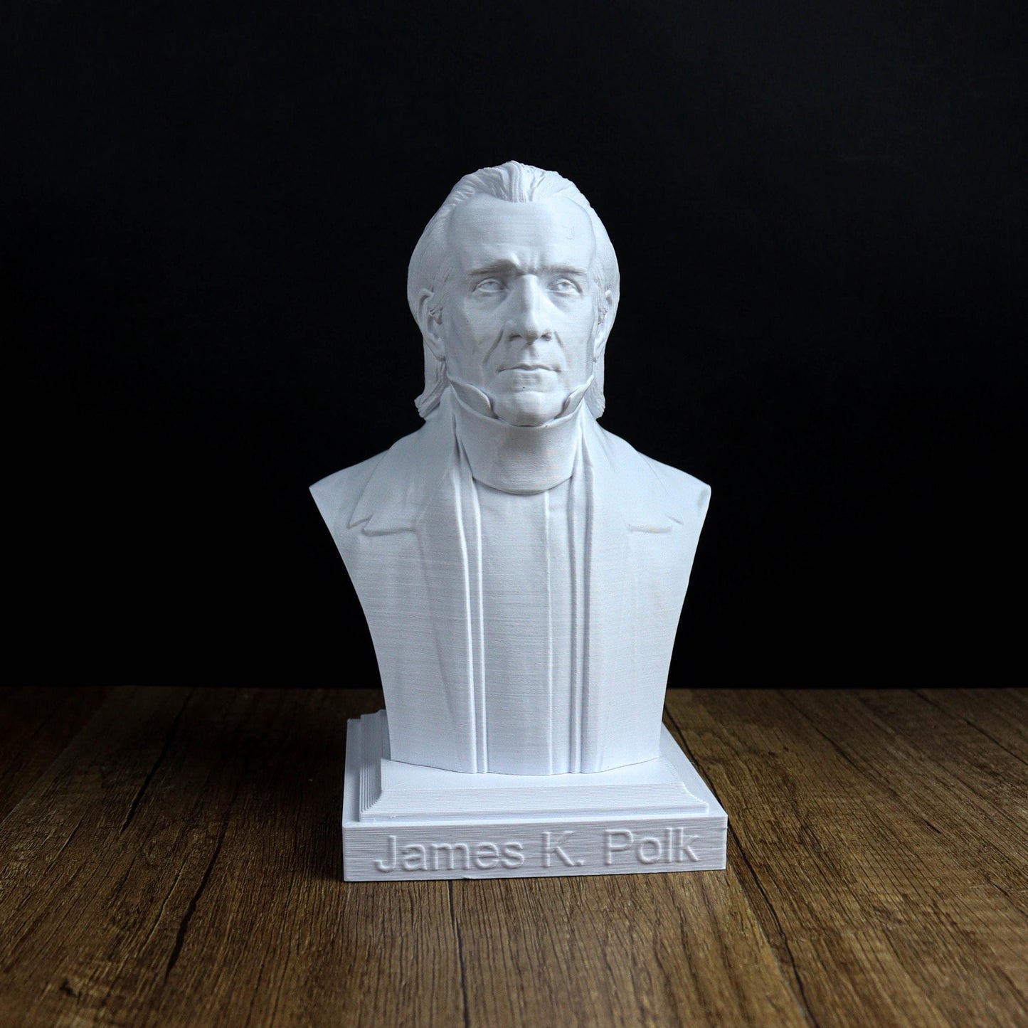 James K. Polk Bust, 11th President of the United States, American history decor