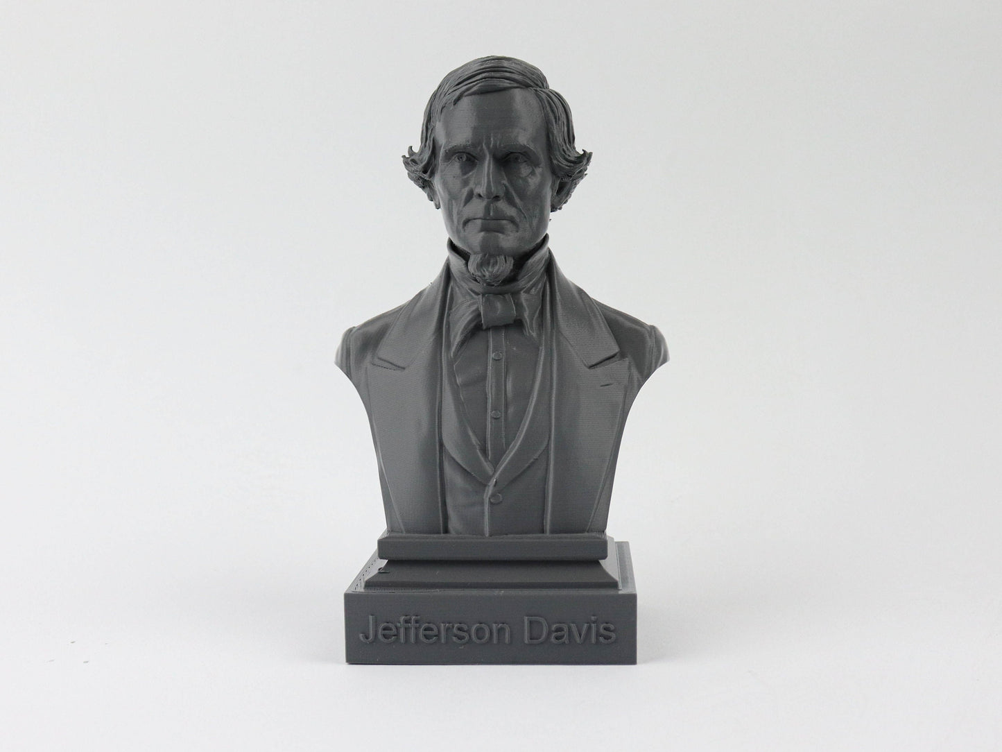 Jefferson Davis Bust, Former President of the Confederate States of America Sculpture