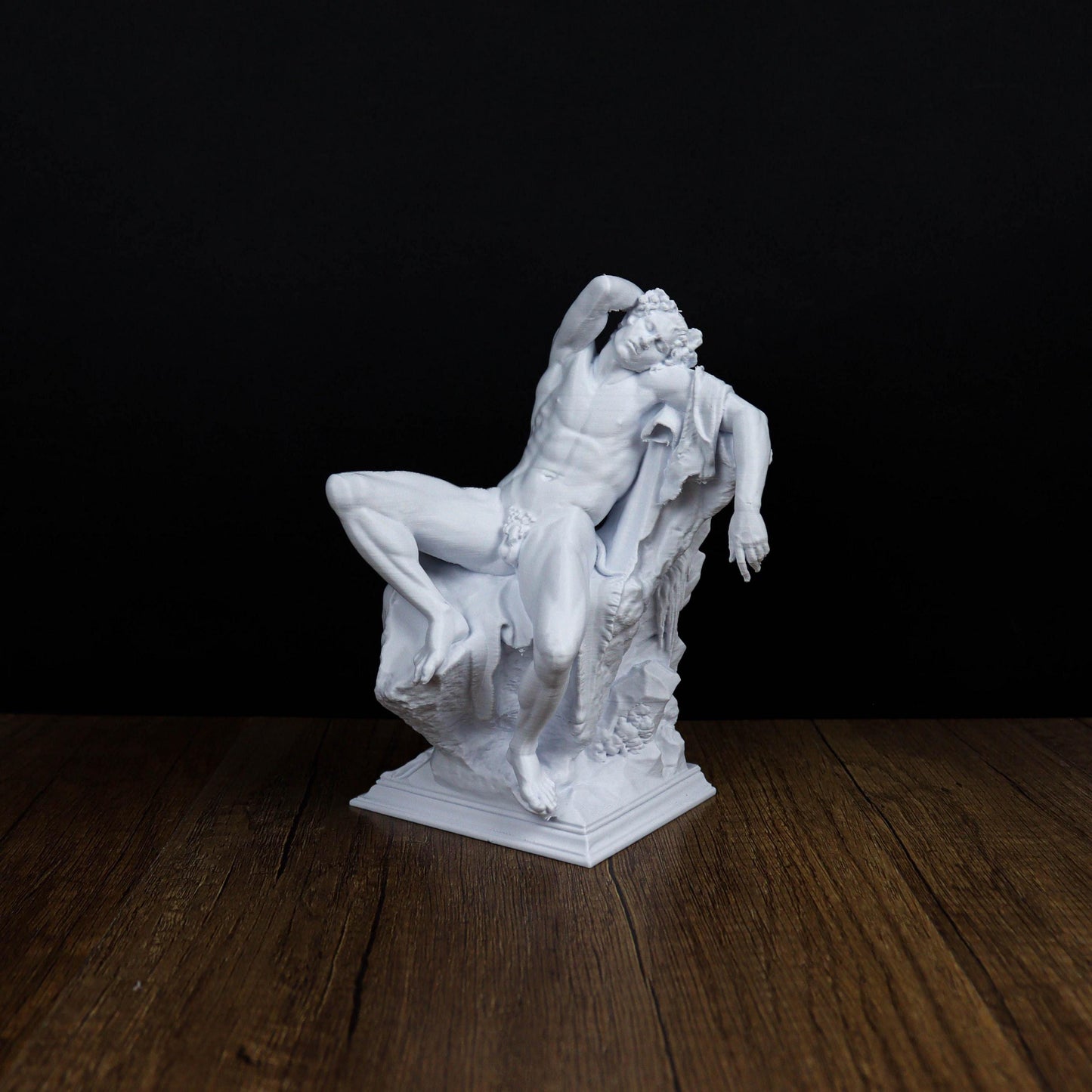Barberini Faun Statue, Classical Mythology Art, Drunken Satyr Sculpture